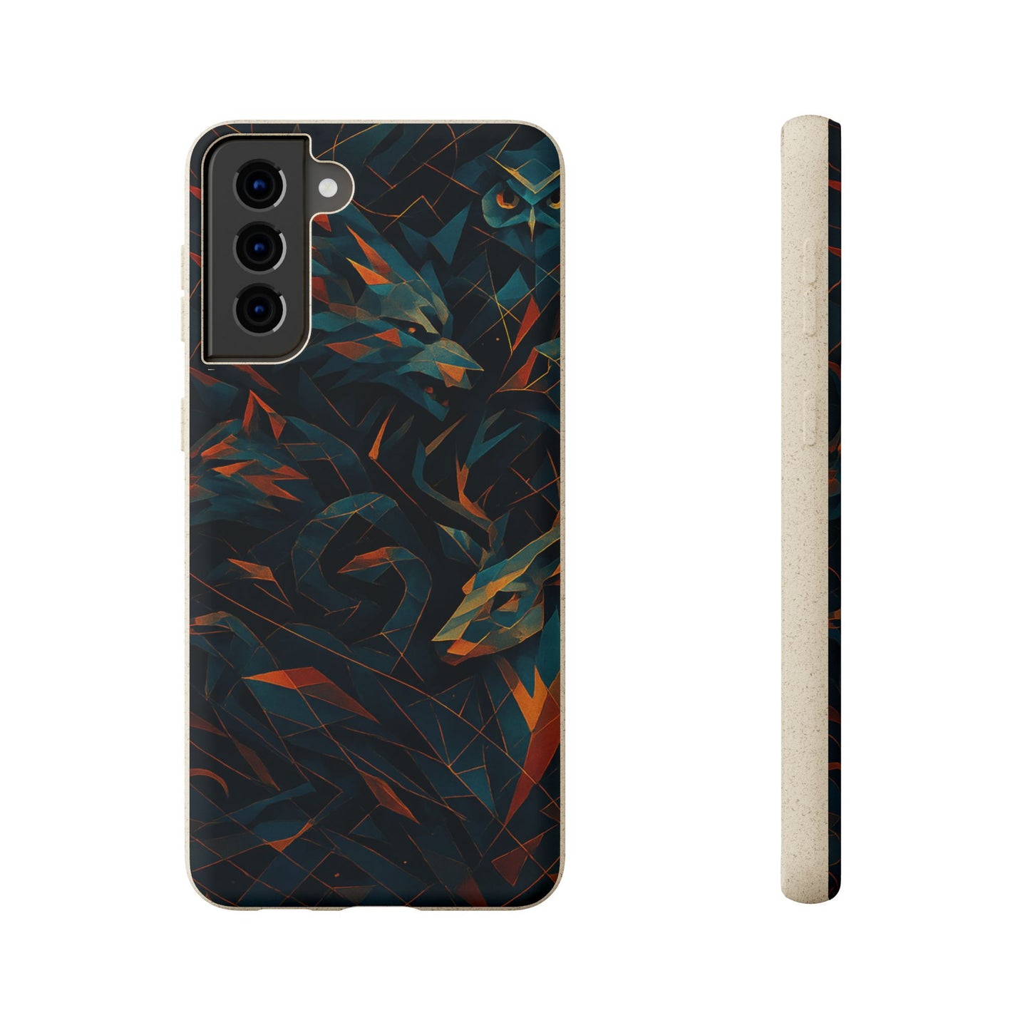 Geometric Shadow Animals - Biodegradable Case