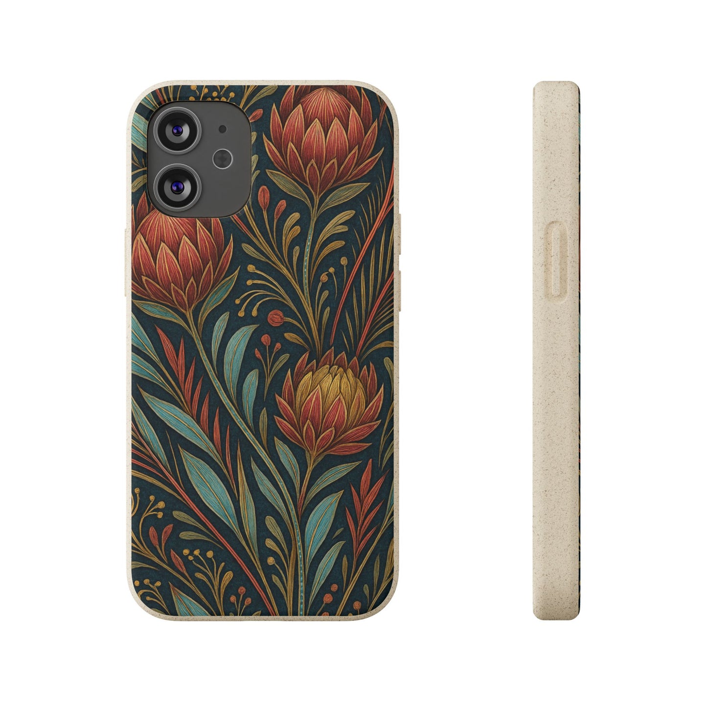 Sunburst Royal Flowers - Biodegradable Case