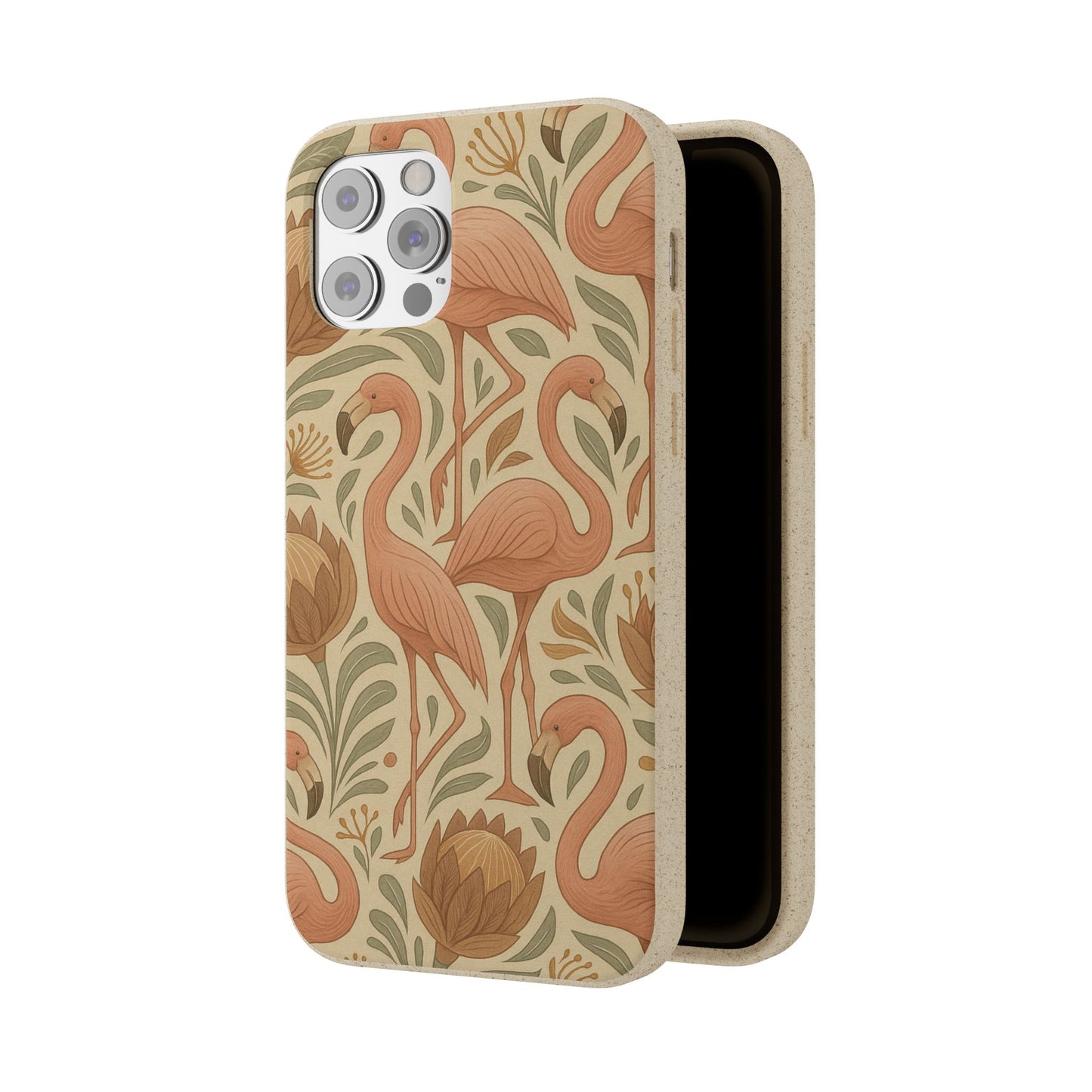 Eco-Natural Flamingo - Biodegradable Case