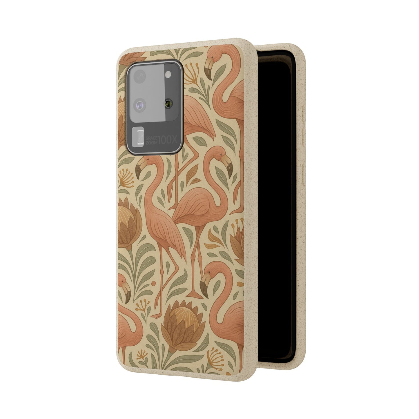 Eco-Natural Flamingo - Biodegradable Case