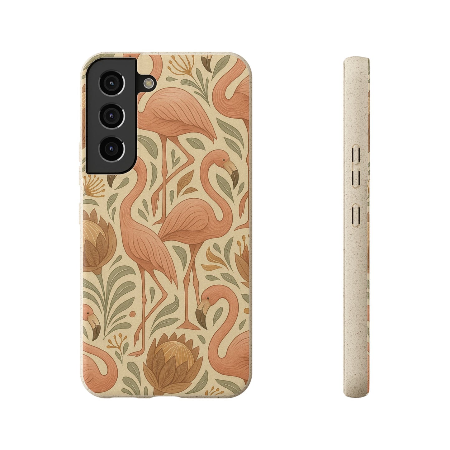Eco-Natural Flamingo - Biodegradable Case