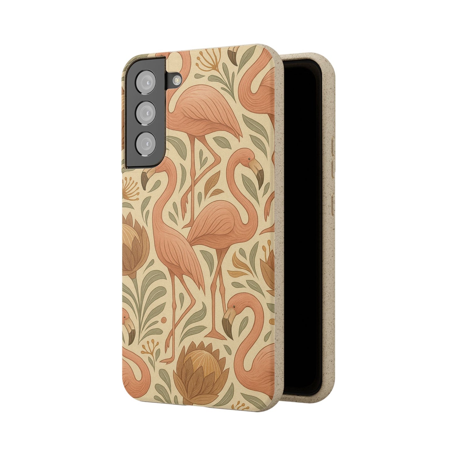 Eco-Natural Flamingo - Biodegradable Case