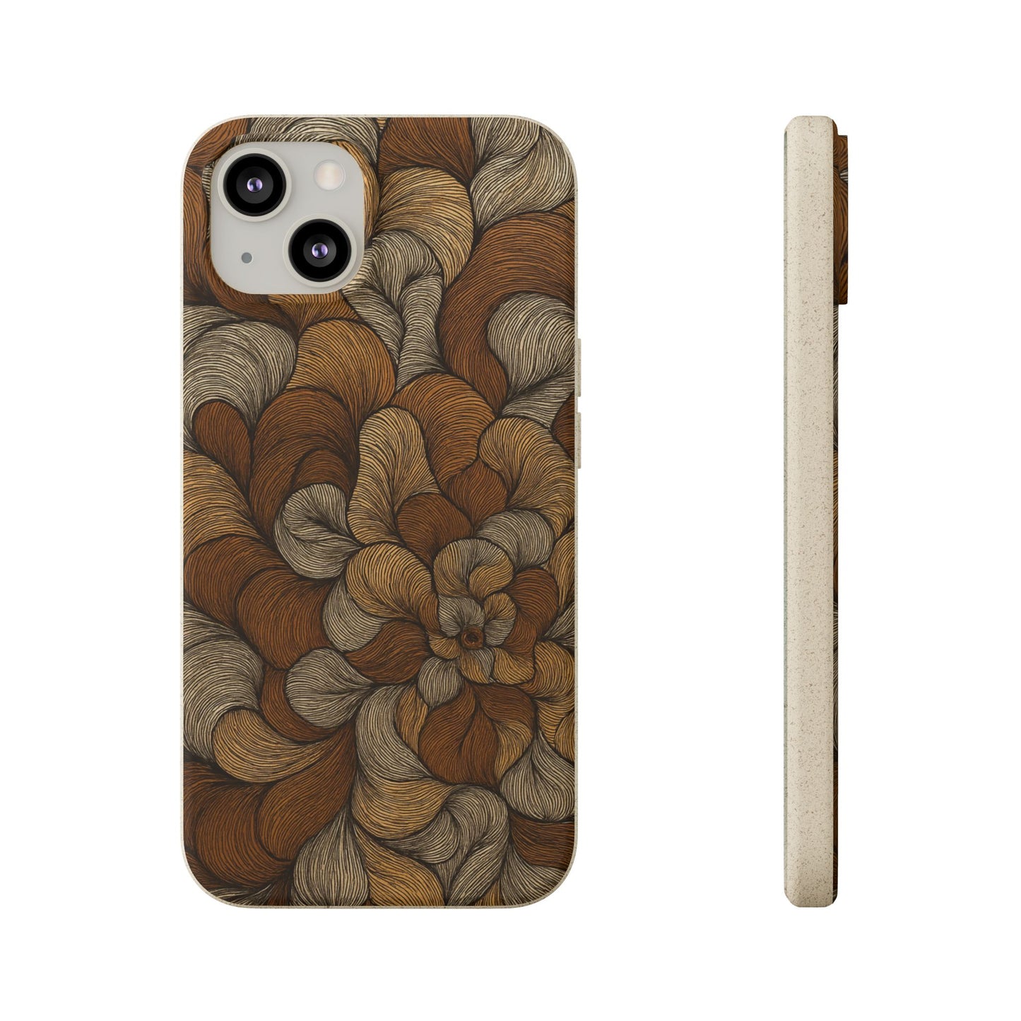 Earthy Mushroom Pedals - Biodegradable Case