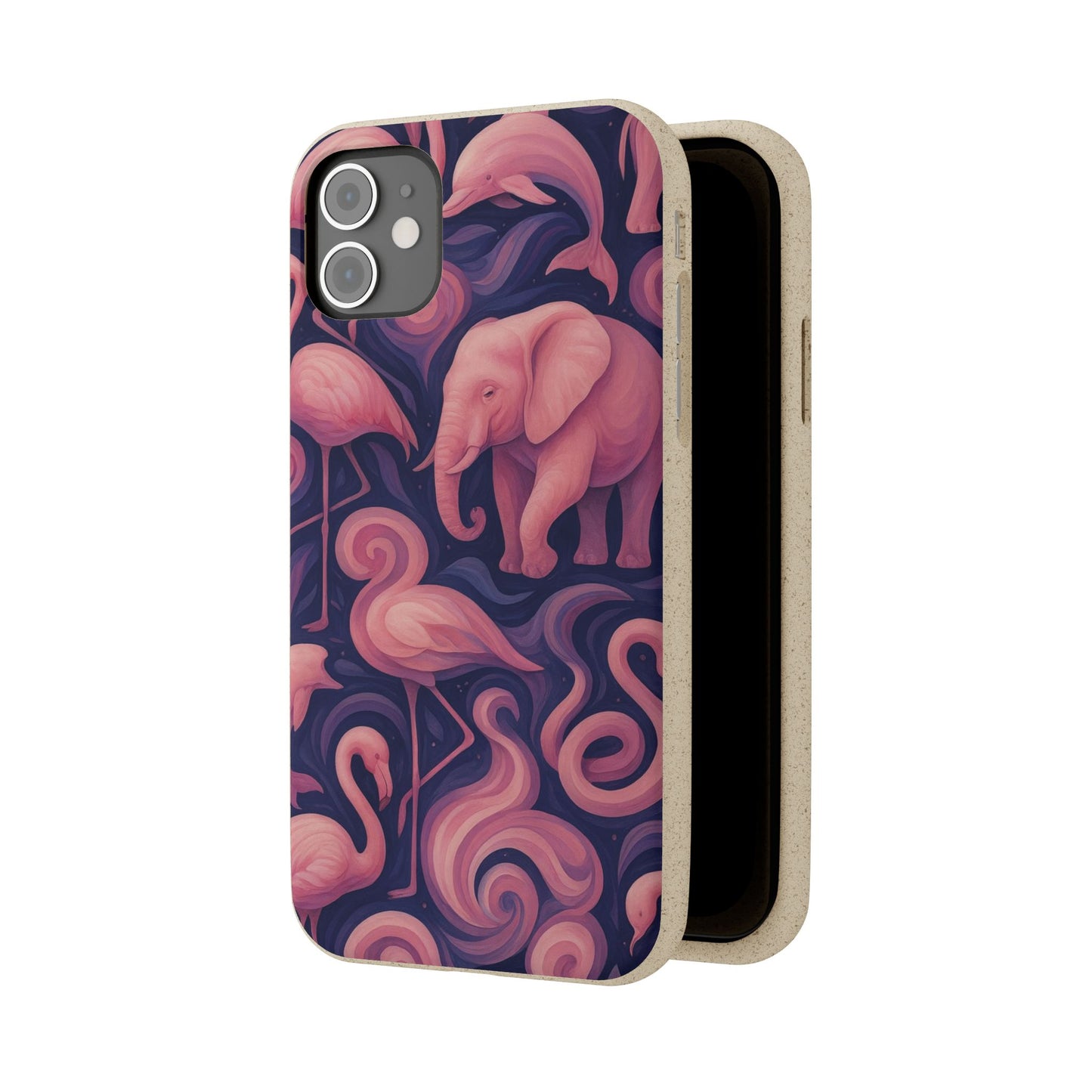 Pink Animalia - Biodegradable Case