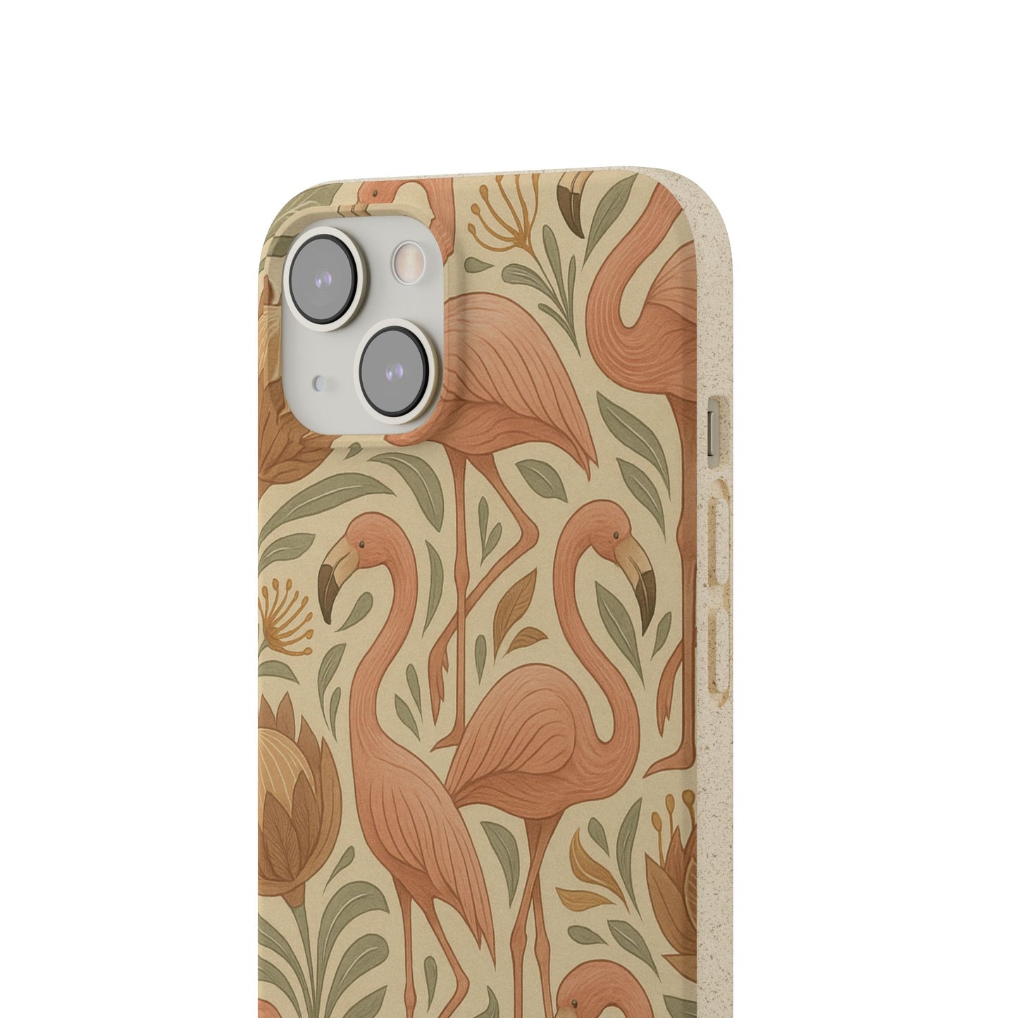 Eco-Natural Flamingo - Biodegradable Case