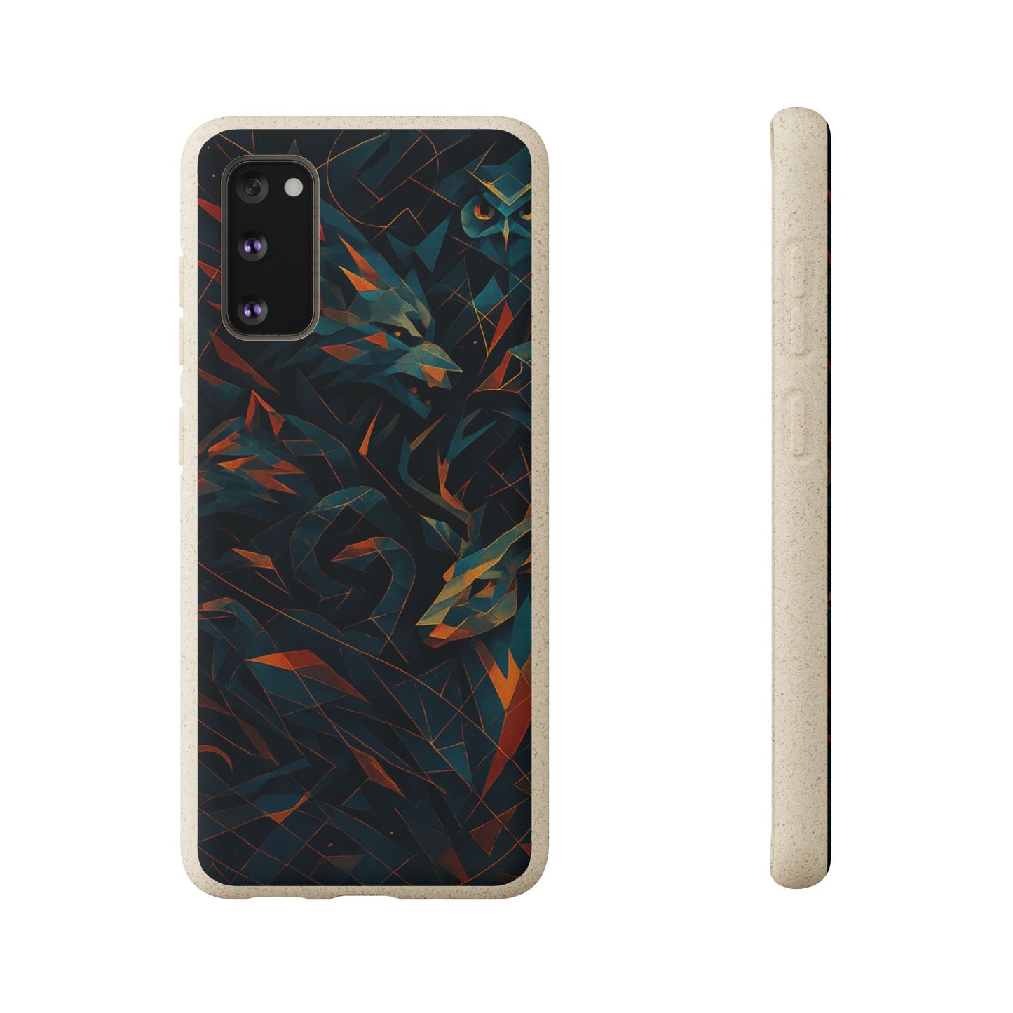 Geometric Shadow Animals - Biodegradable Case