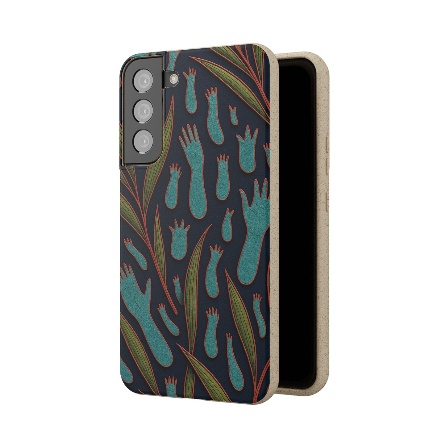 Handprints and Foliage - Biodegradable Case