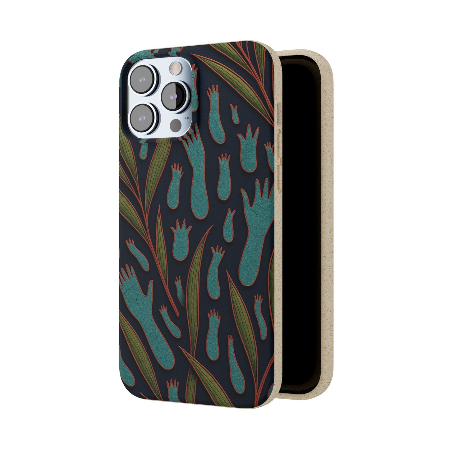 Handprints and Foliage - Biodegradable Case