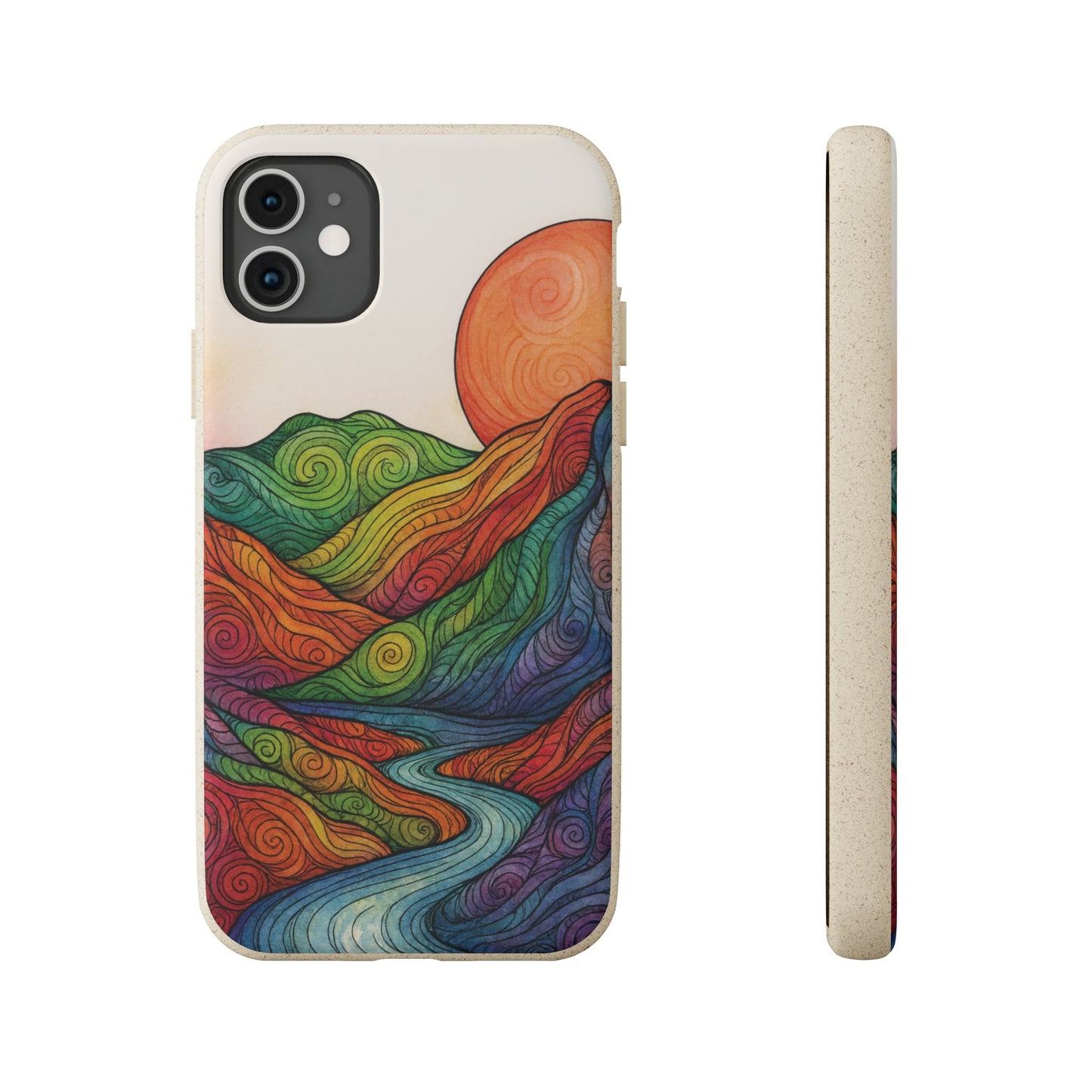 Watercolor Nature - Biodegradable Case