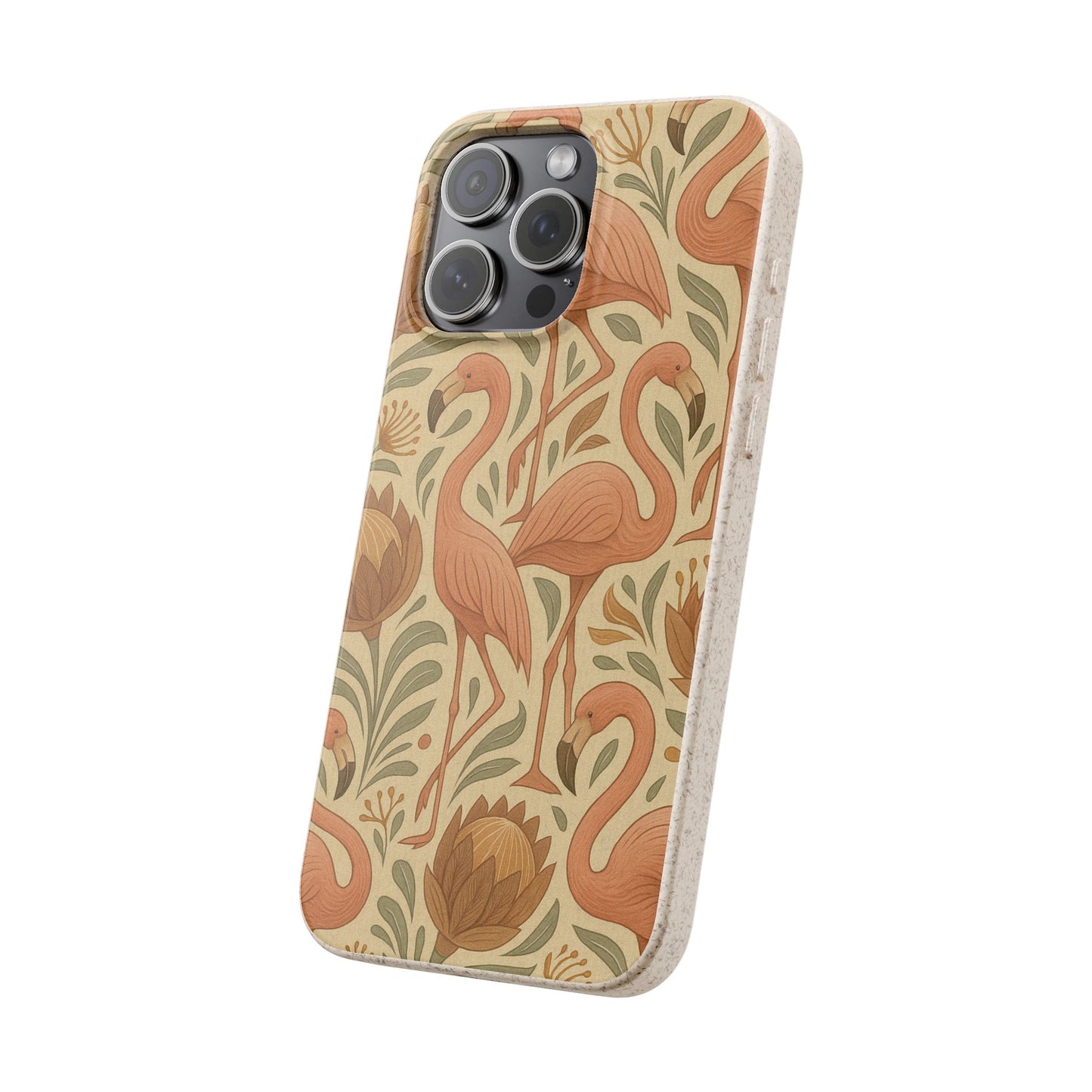 Eco-Natural Flamingo - Biodegradable Case