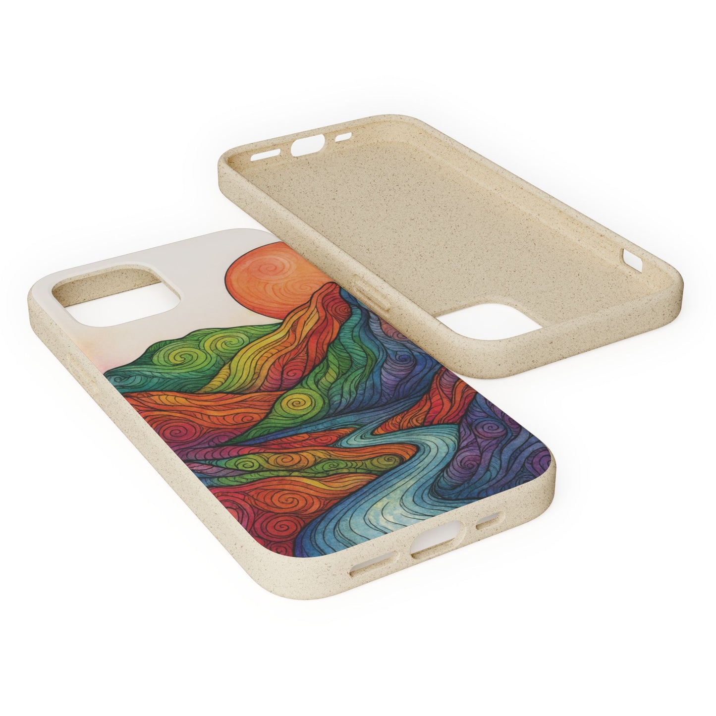Watercolor Nature - Biodegradable Case