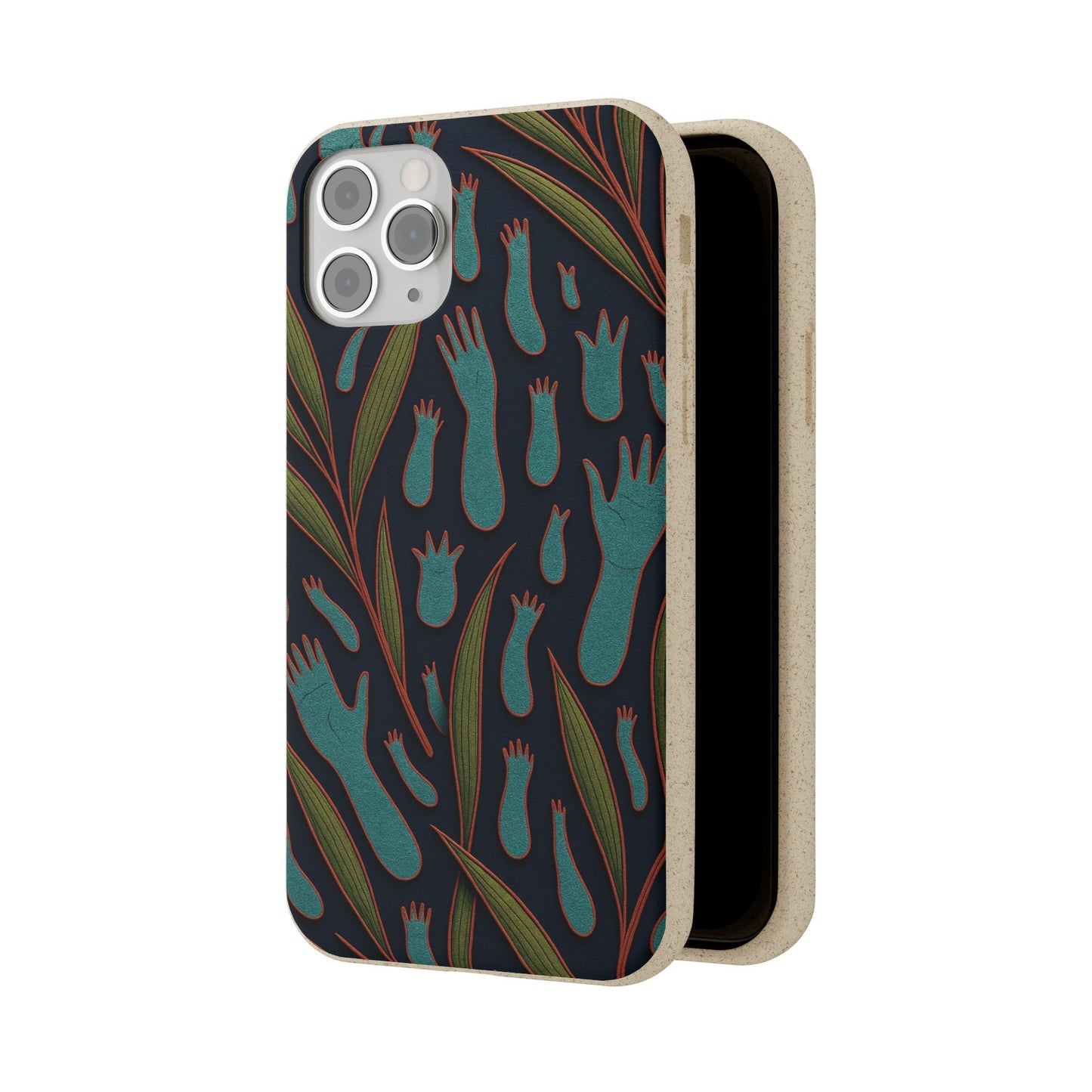 Handprints and Foliage - Biodegradable Case