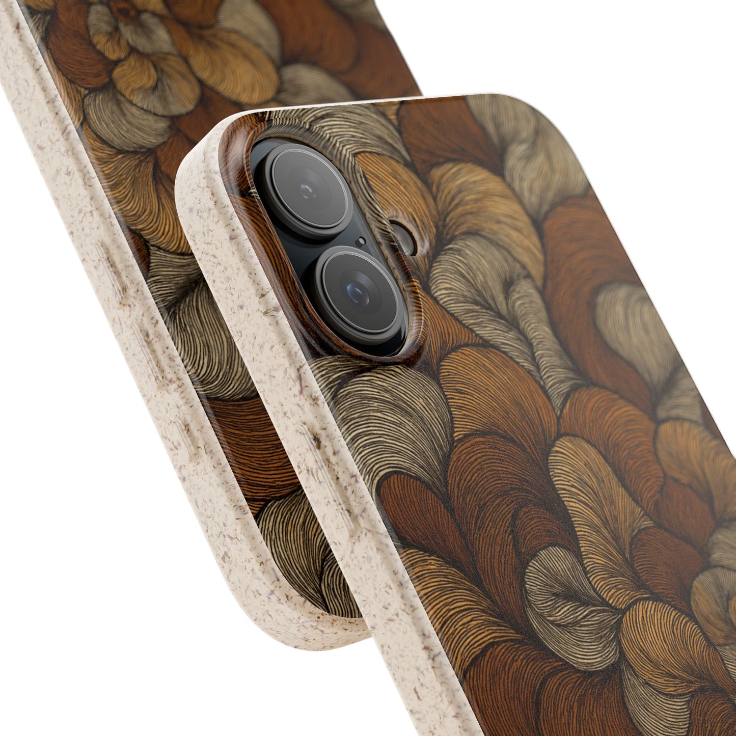 Earthy Mushroom Pedals - Biodegradable Case