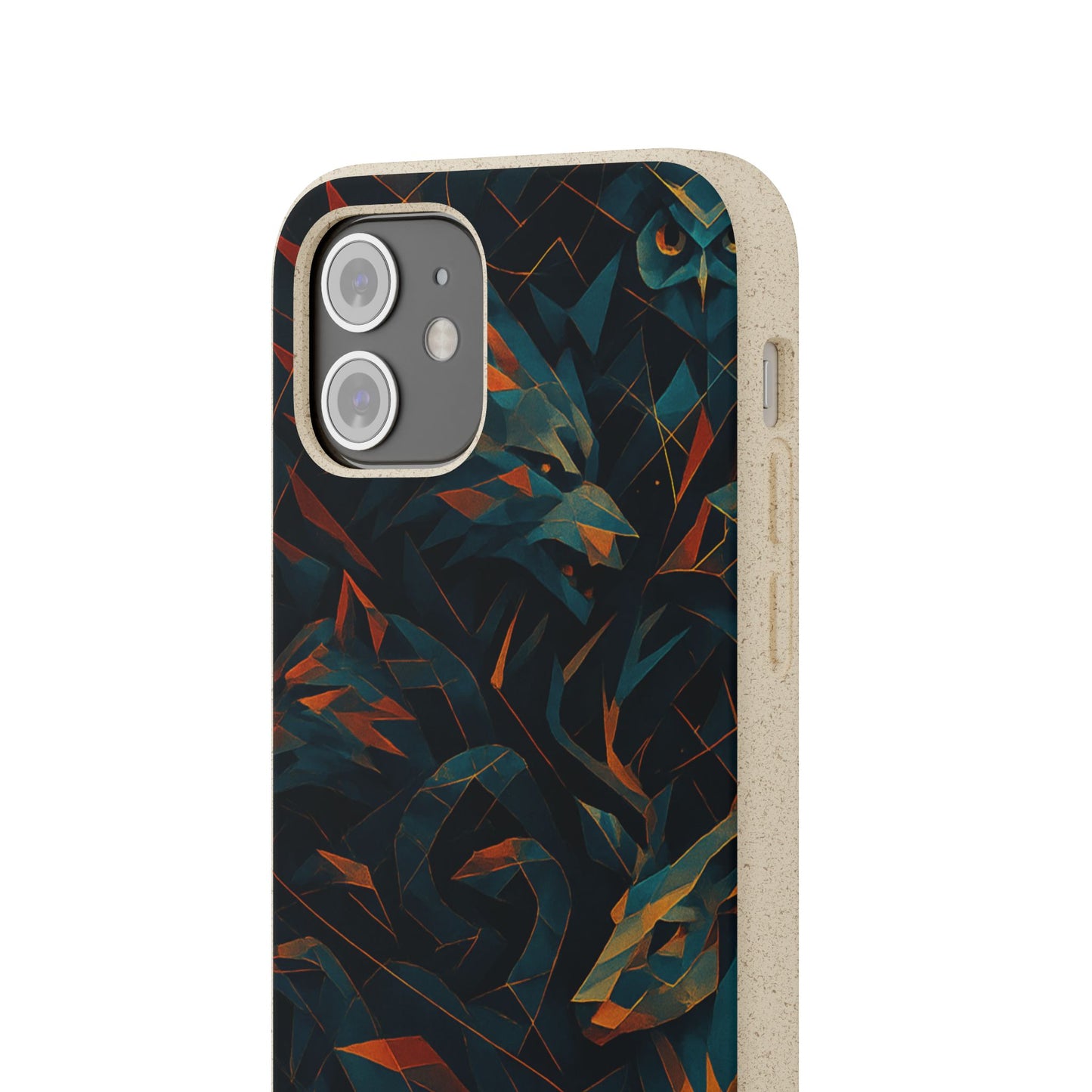 Geometric Shadow Animals - Biodegradable Case