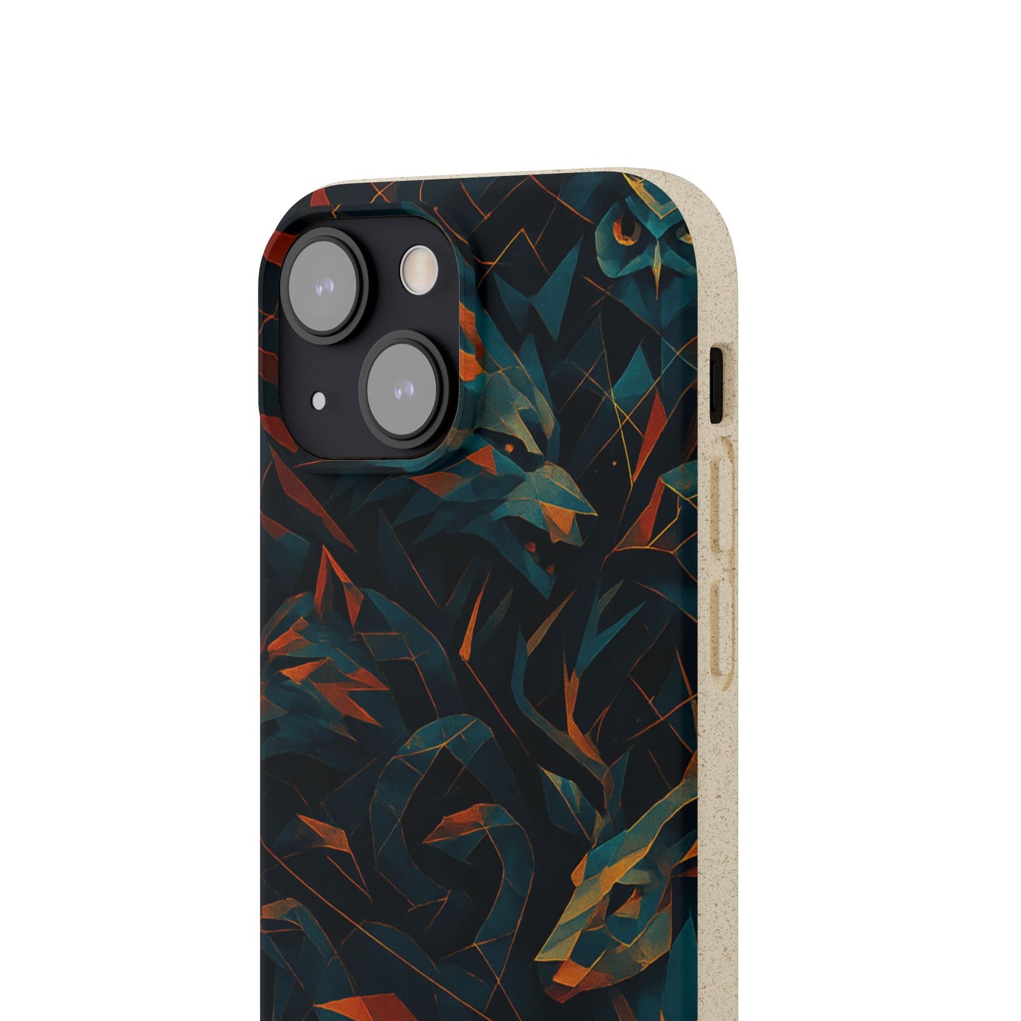 Geometric Shadow Animals - Biodegradable Case