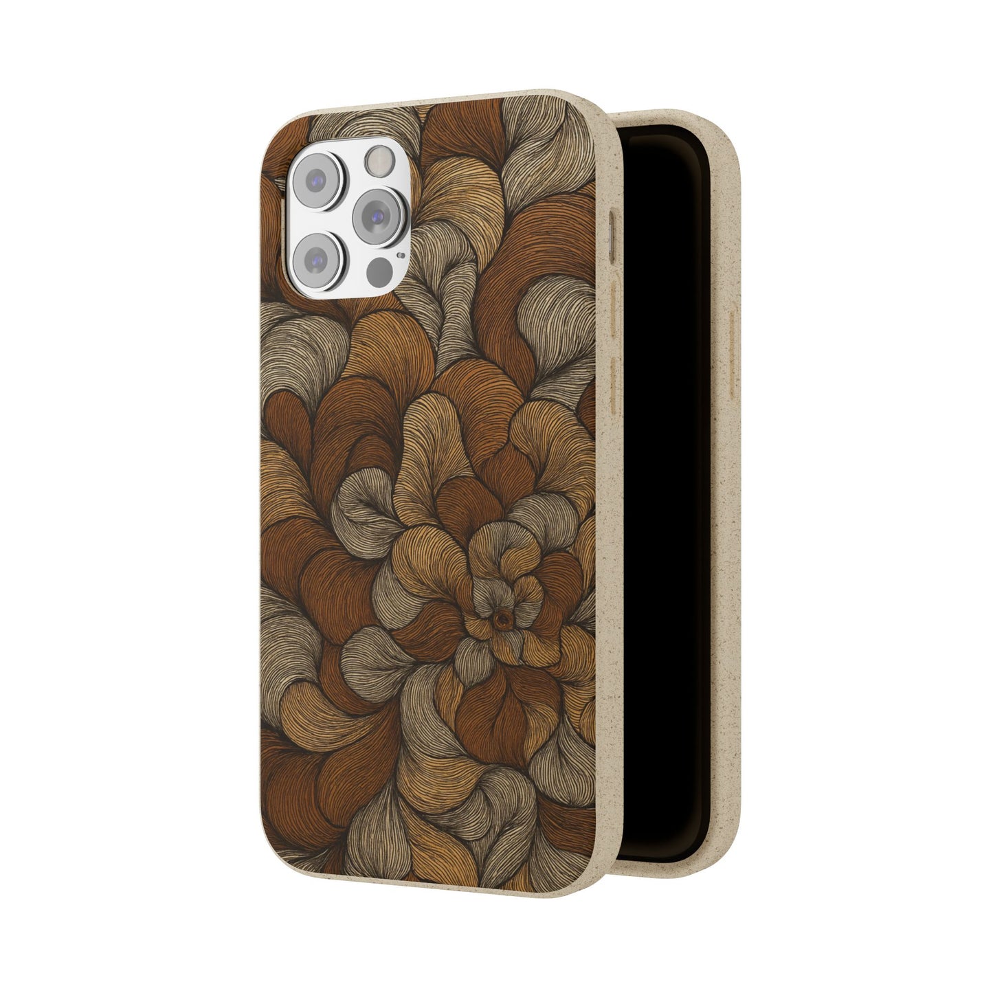Earthy Mushroom Pedals - Biodegradable Case