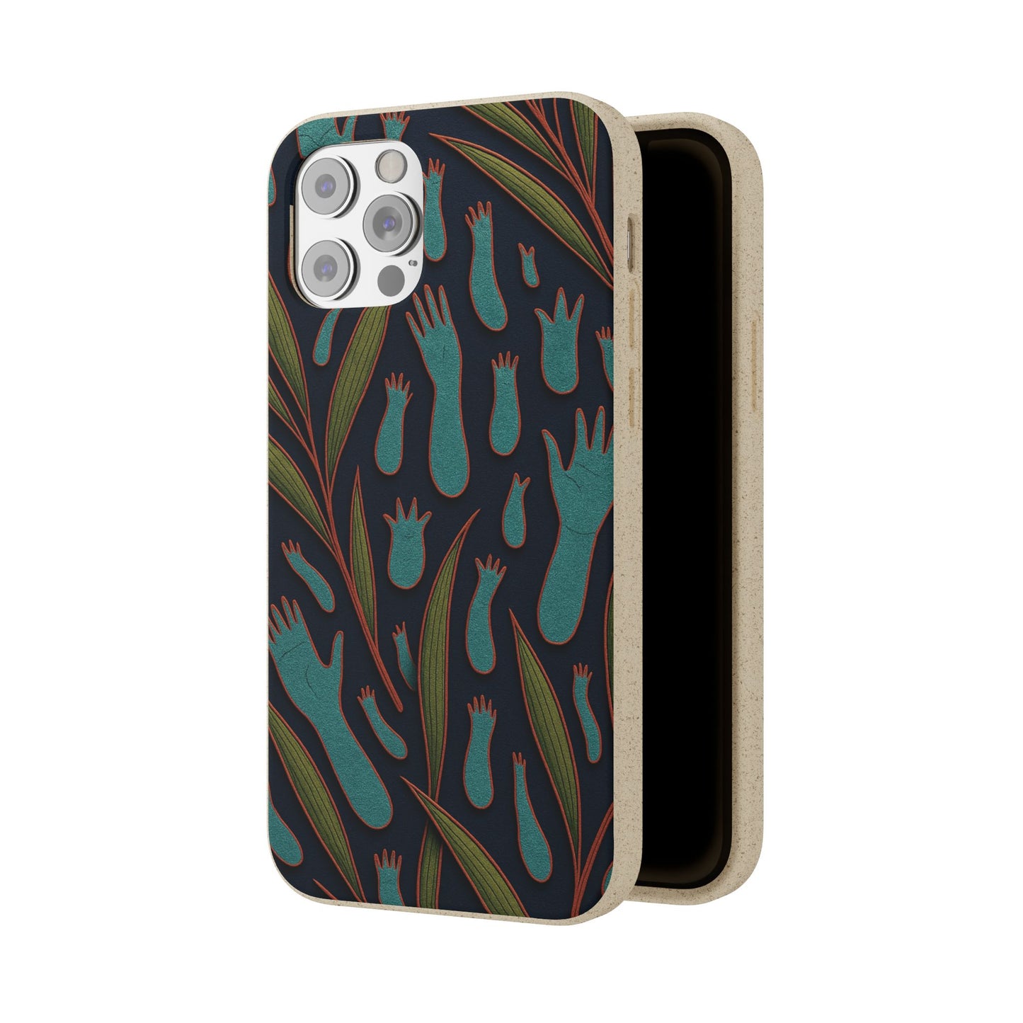 Handprints and Foliage - Biodegradable Case