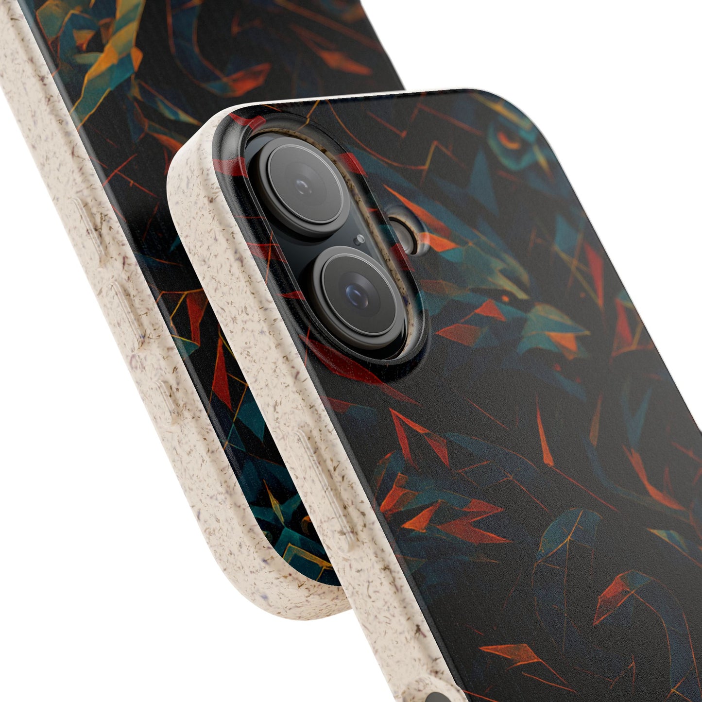 Geometric Shadow Animals - Biodegradable Case