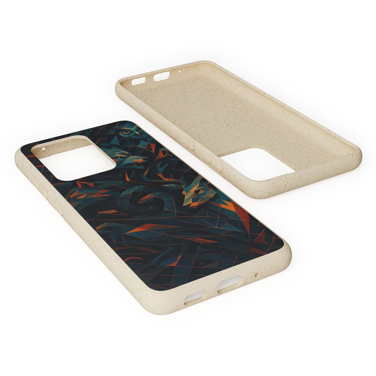 Geometric Shadow Animals - Biodegradable Case
