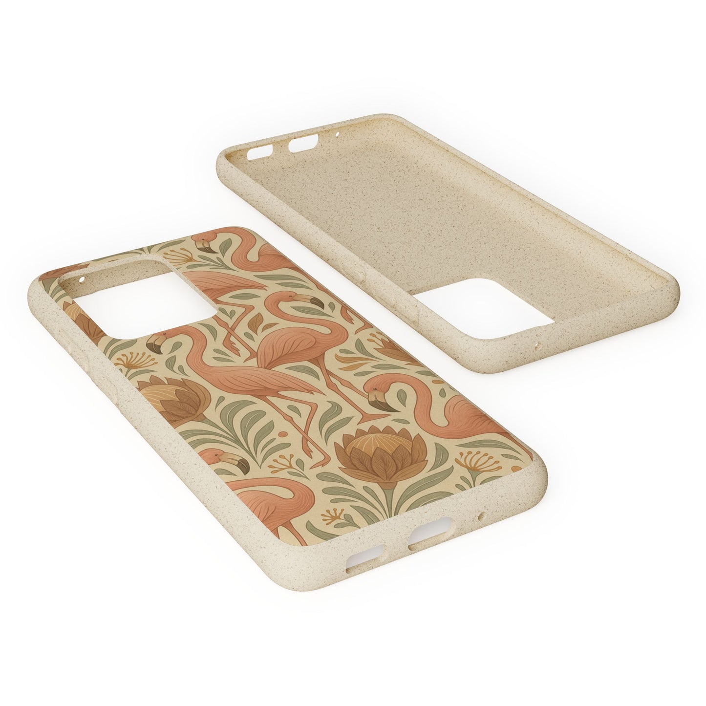 Eco-Natural Flamingo - Biodegradable Case