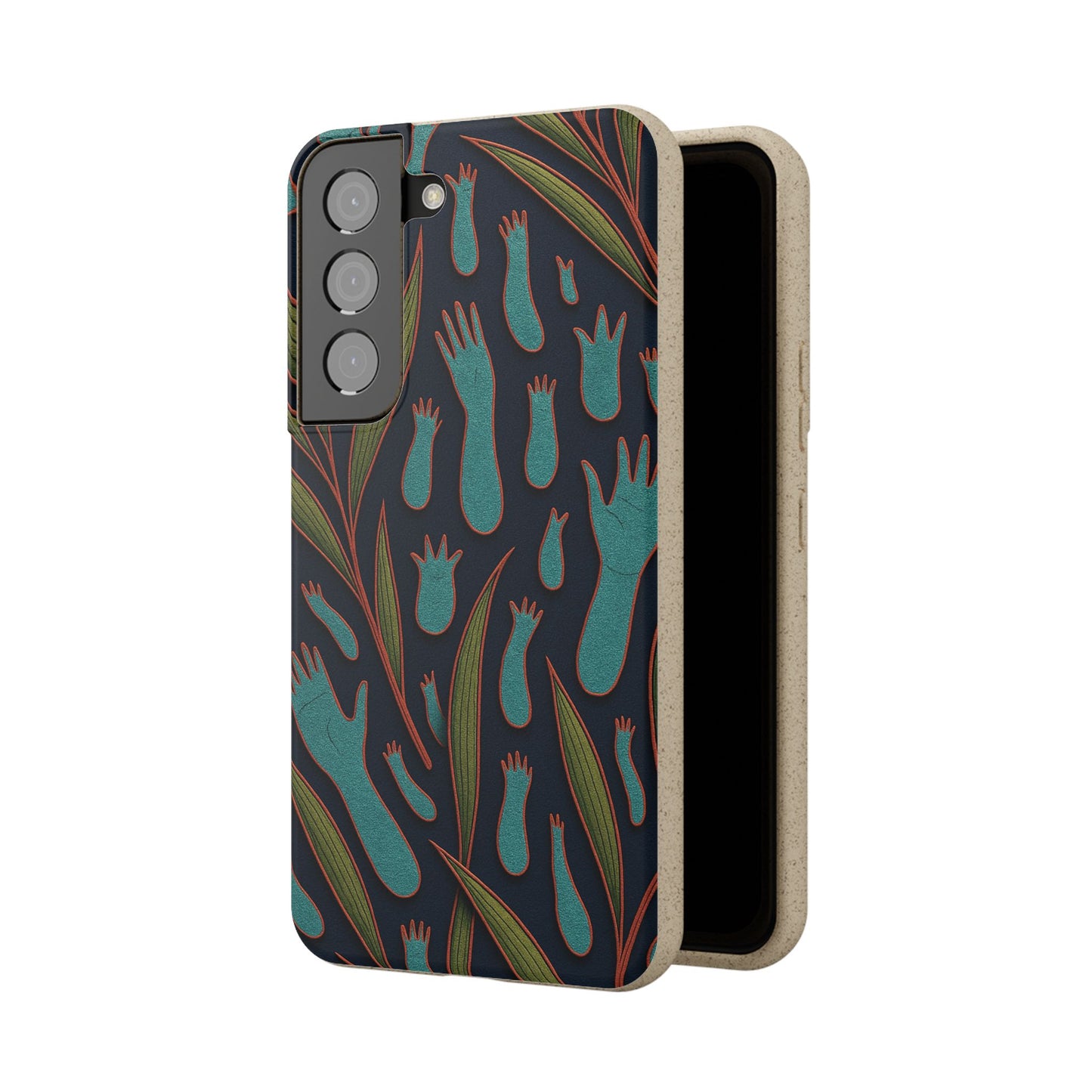 Handprints and Foliage - Biodegradable Case