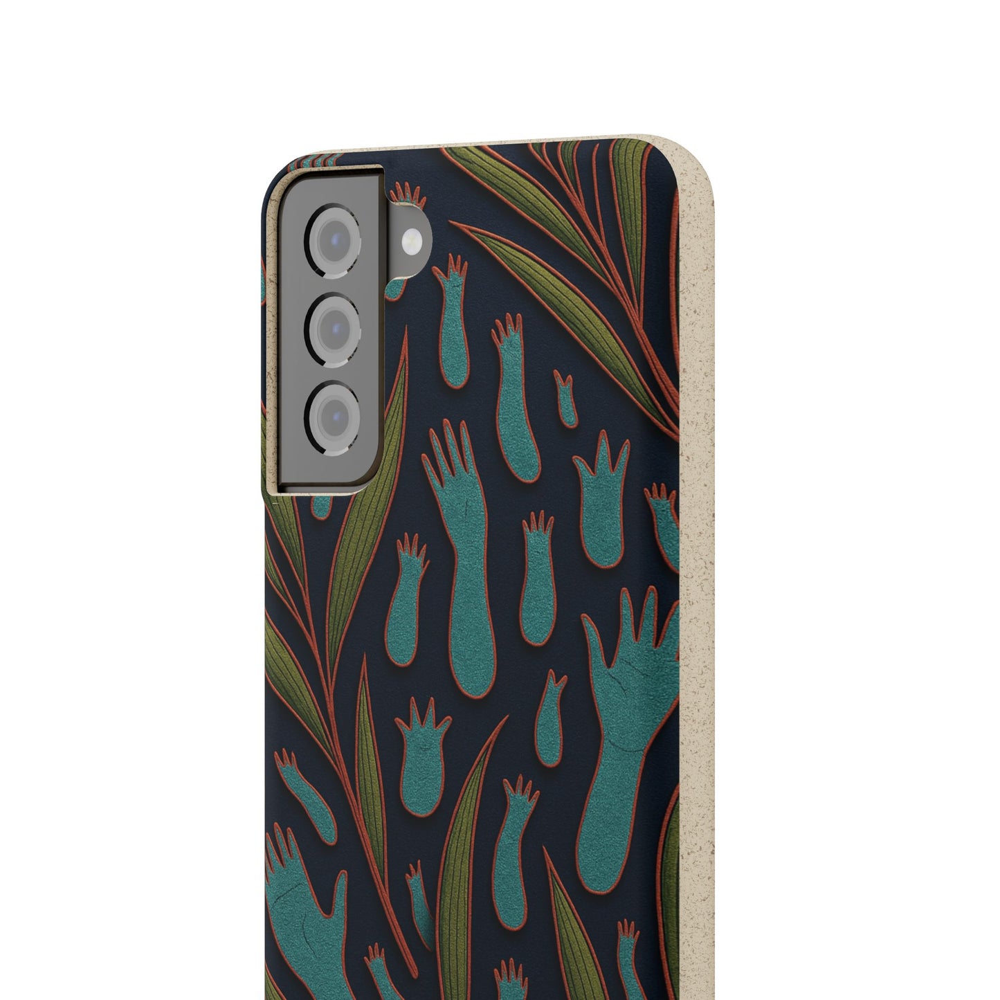 Handprints and Foliage - Biodegradable Case