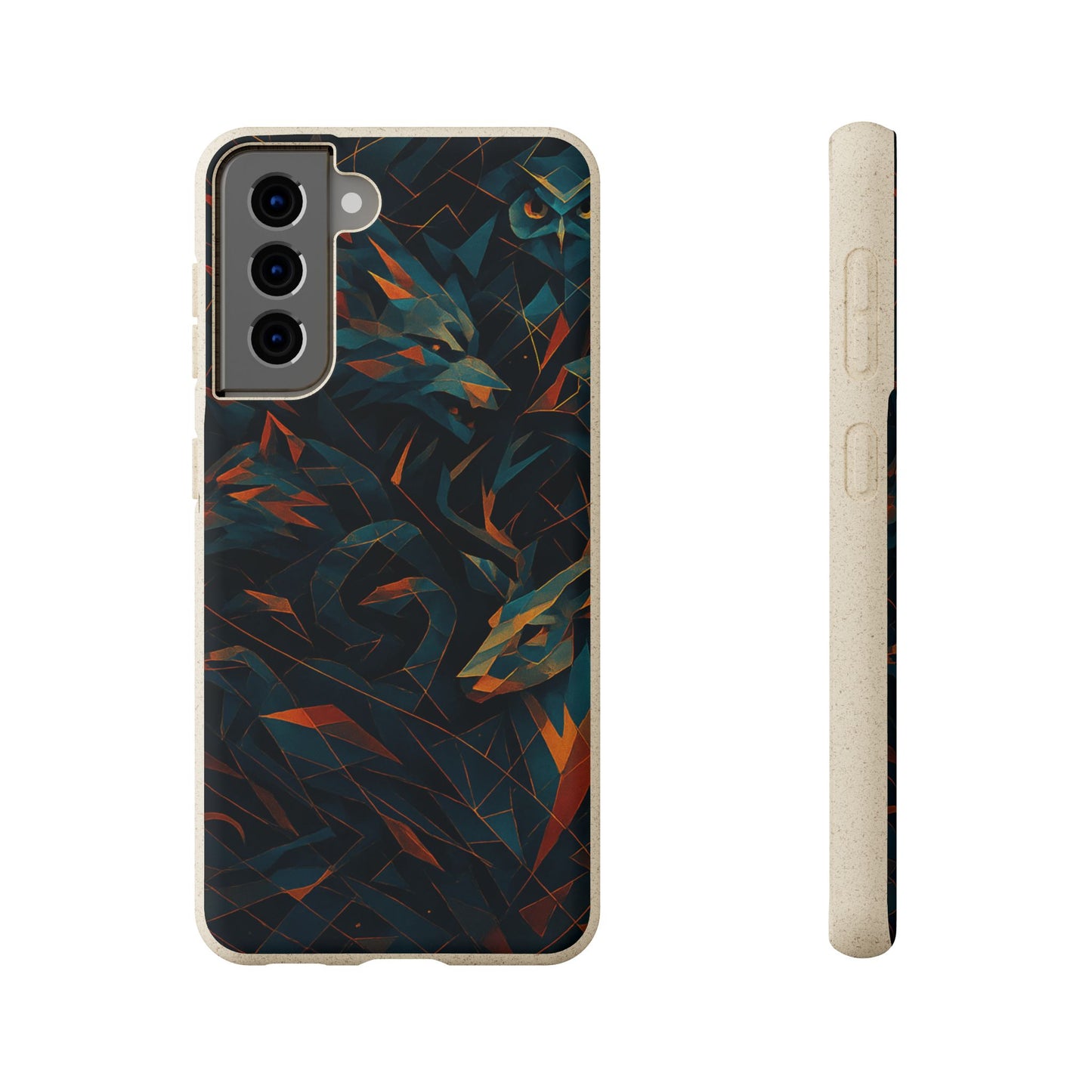 Geometric Shadow Animals - Biodegradable Case