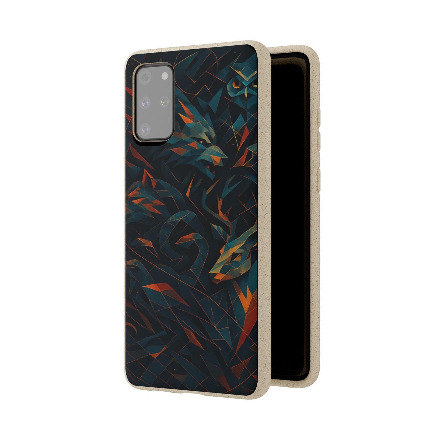 Geometric Shadow Animals - Biodegradable Case