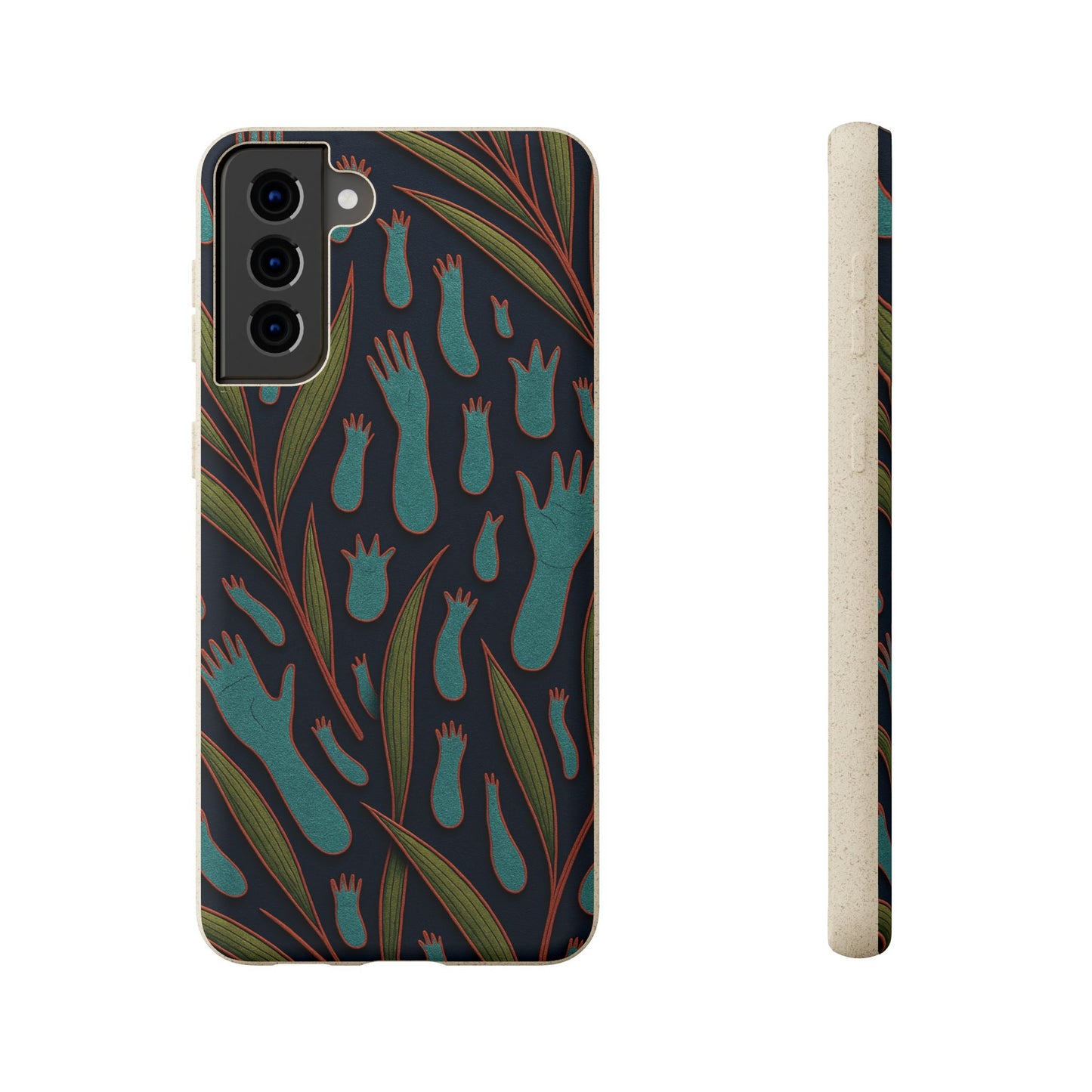 Handprints and Foliage - Biodegradable Case