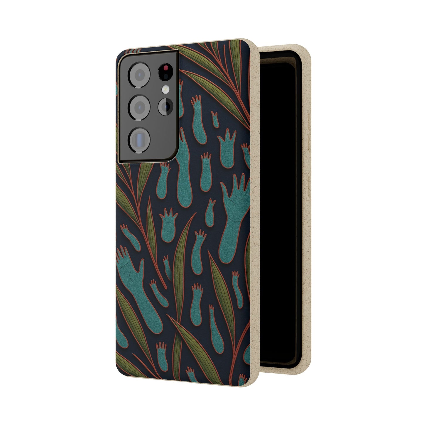 Handprints and Foliage - Biodegradable Case