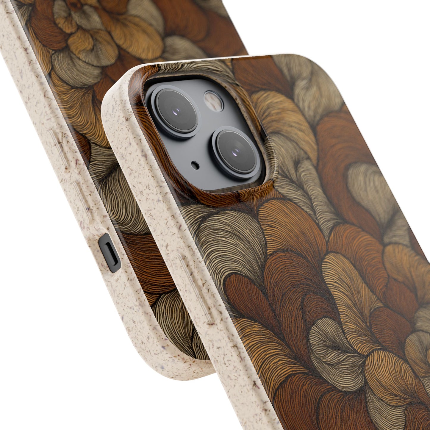 Earthy Mushroom Pedals - Biodegradable Case