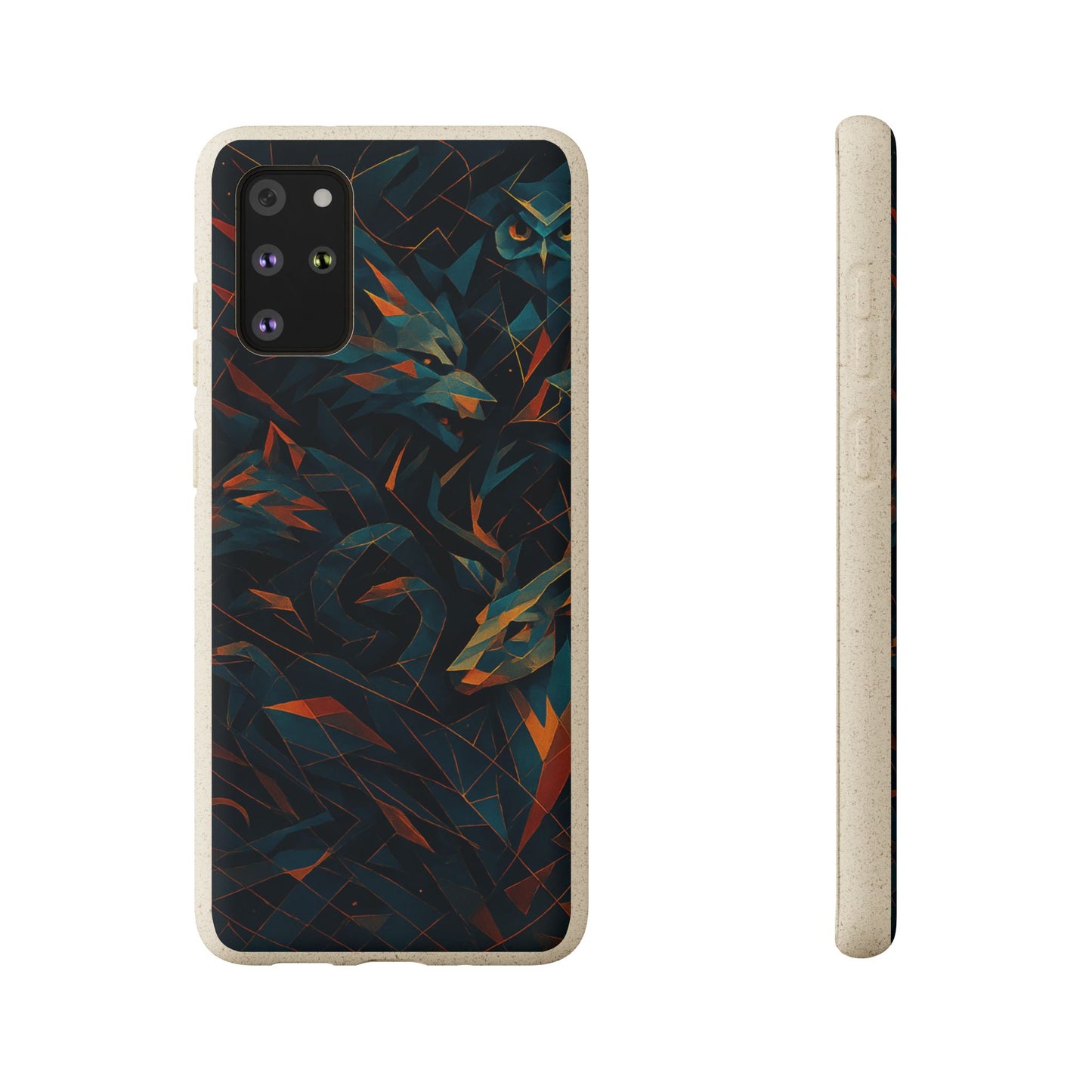 Geometric Shadow Animals - Biodegradable Case