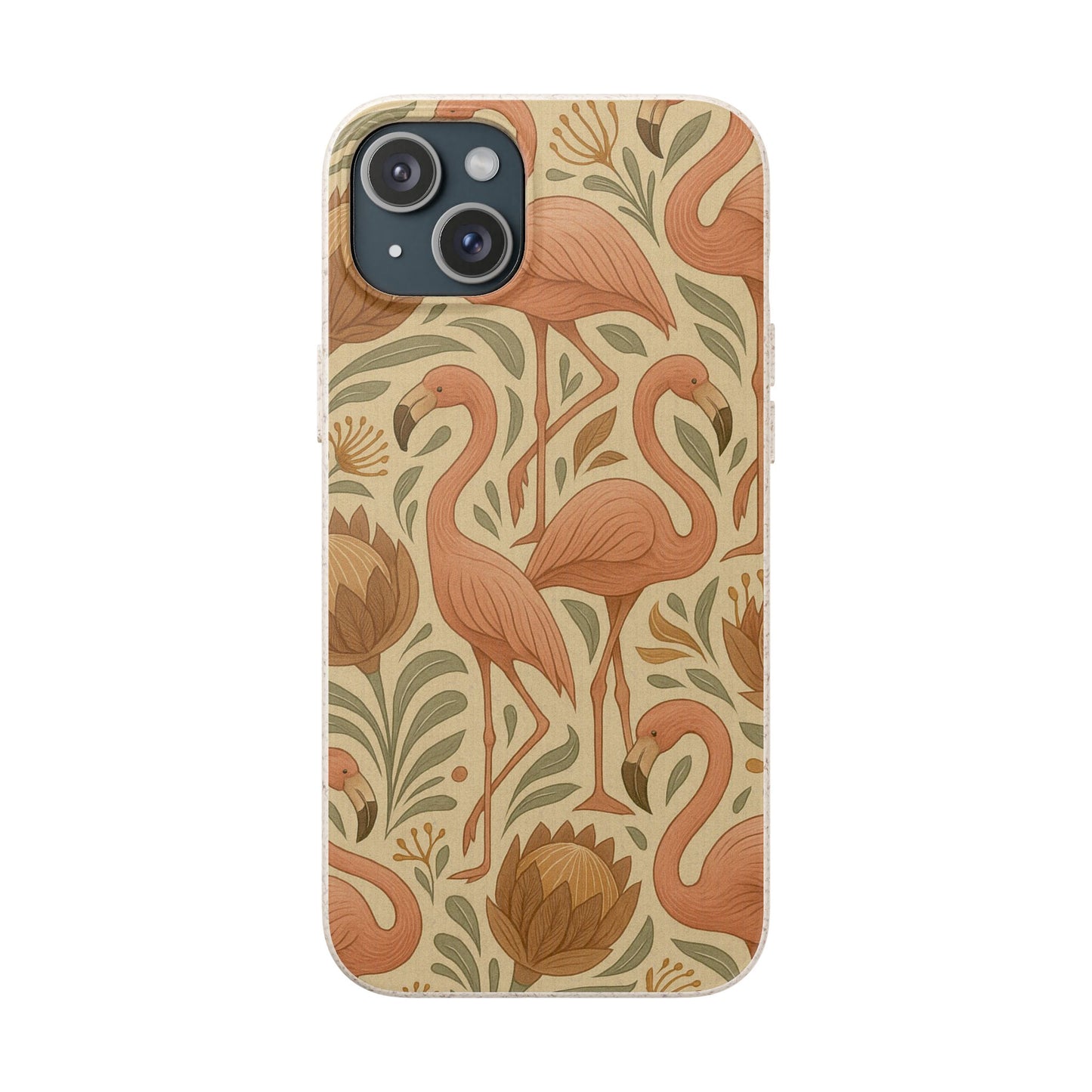 Eco-Natural Flamingo - Biodegradable Case