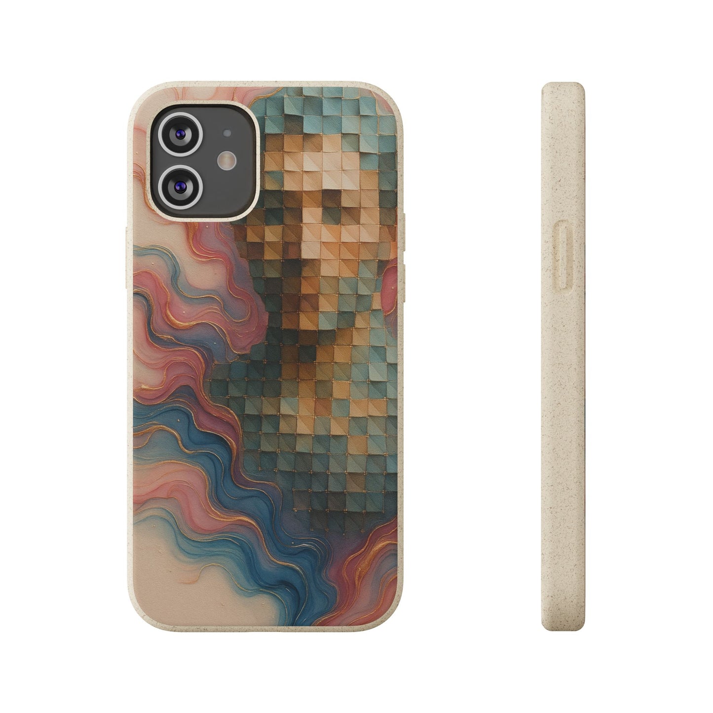 Mosaic Dreams & Liquid Flow - Biodegradable Case