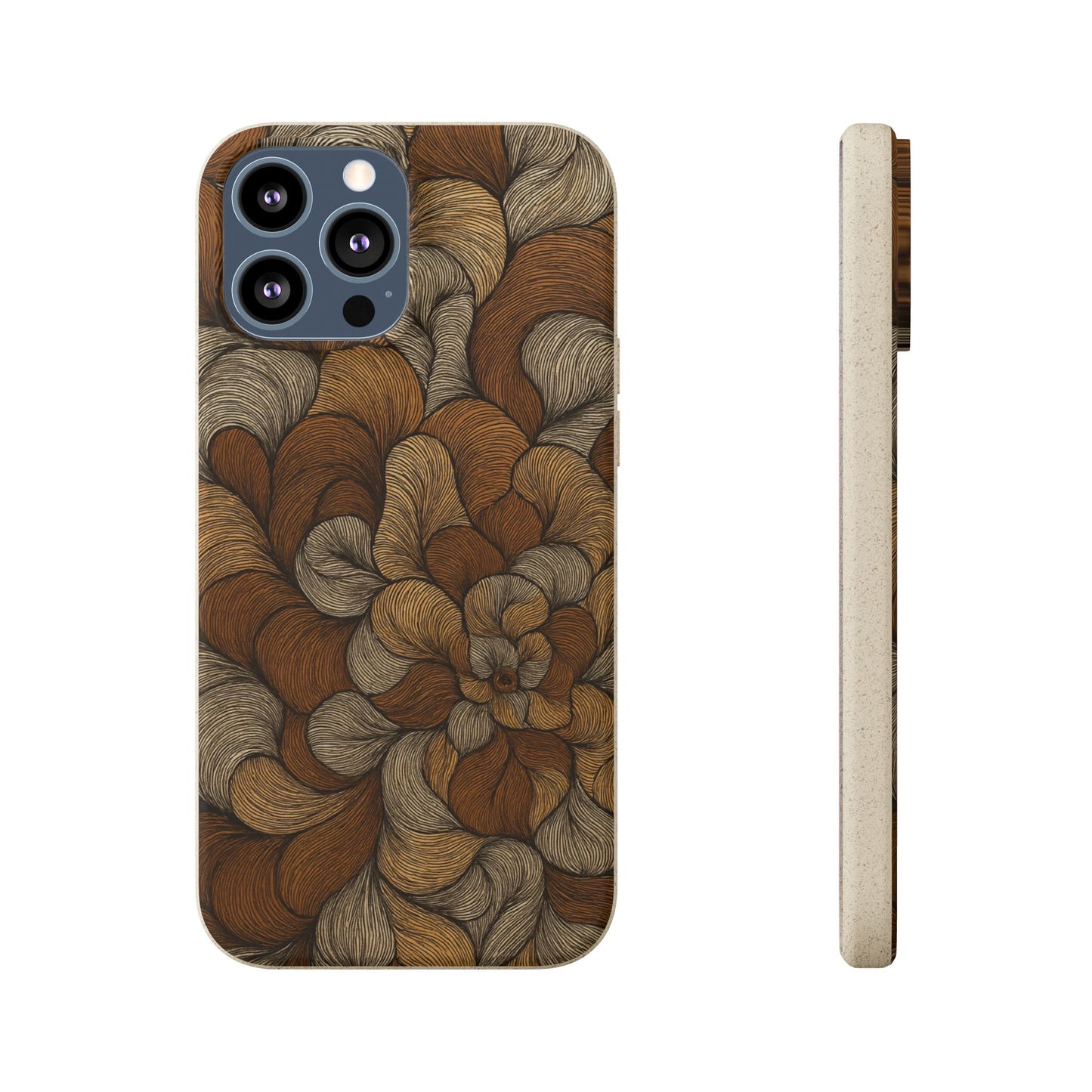 Earthy Mushroom Pedals - Biodegradable Case