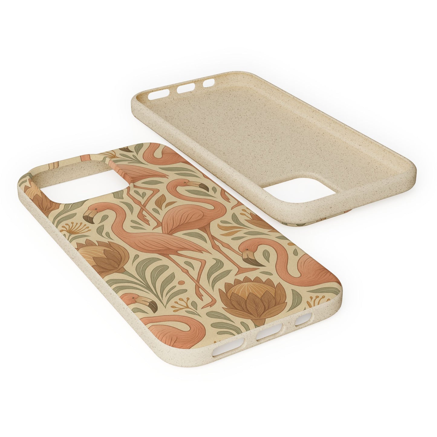 Eco-Natural Flamingo - Biodegradable Case