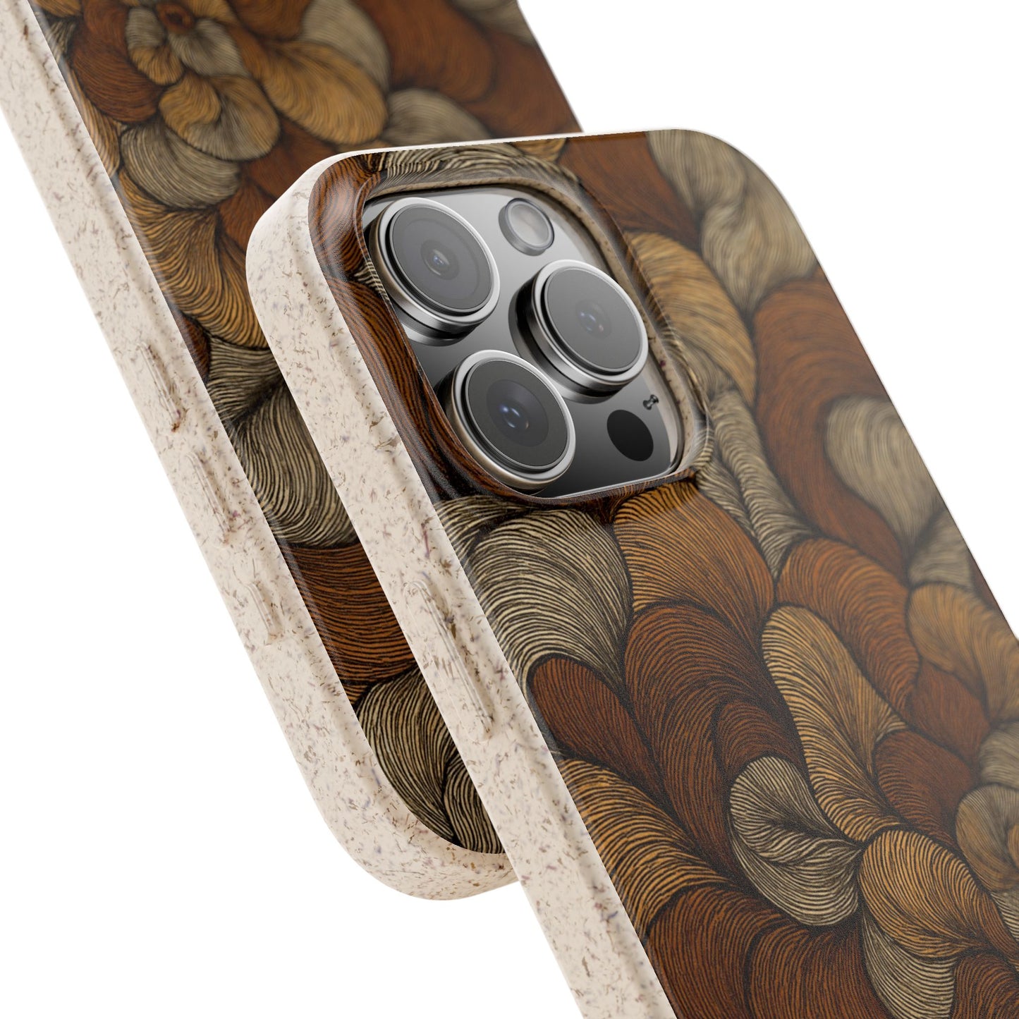 Earthy Mushroom Pedals - Biodegradable Case