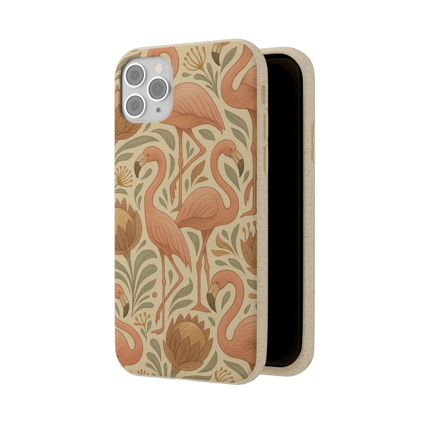 Eco-Natural Flamingo - Biodegradable Case