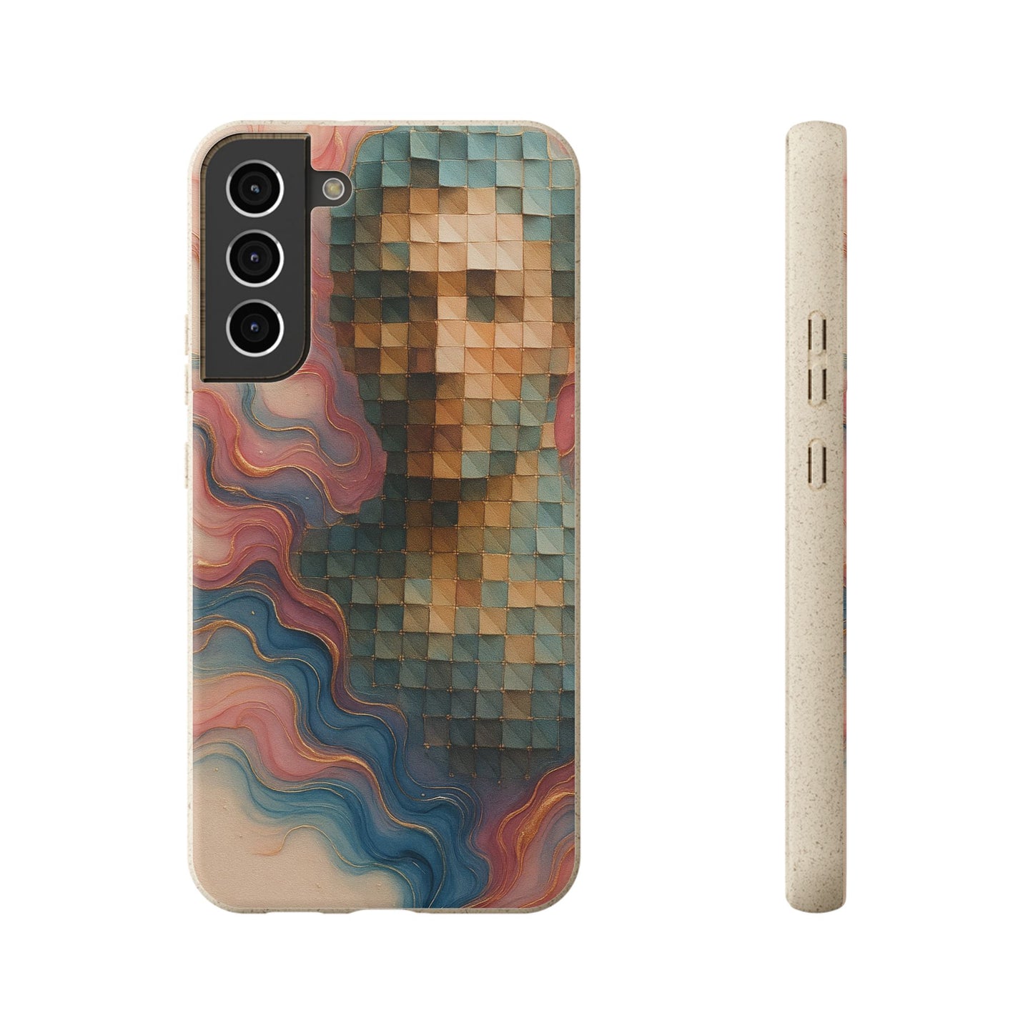 Mosaic Dreams & Liquid Flow - Biodegradable Case
