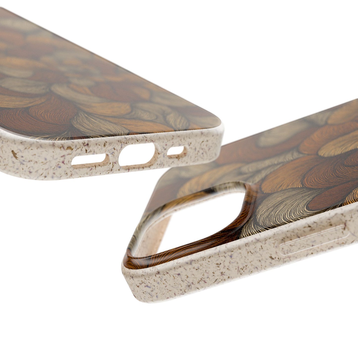 Earthy Mushroom Pedals - Biodegradable Case