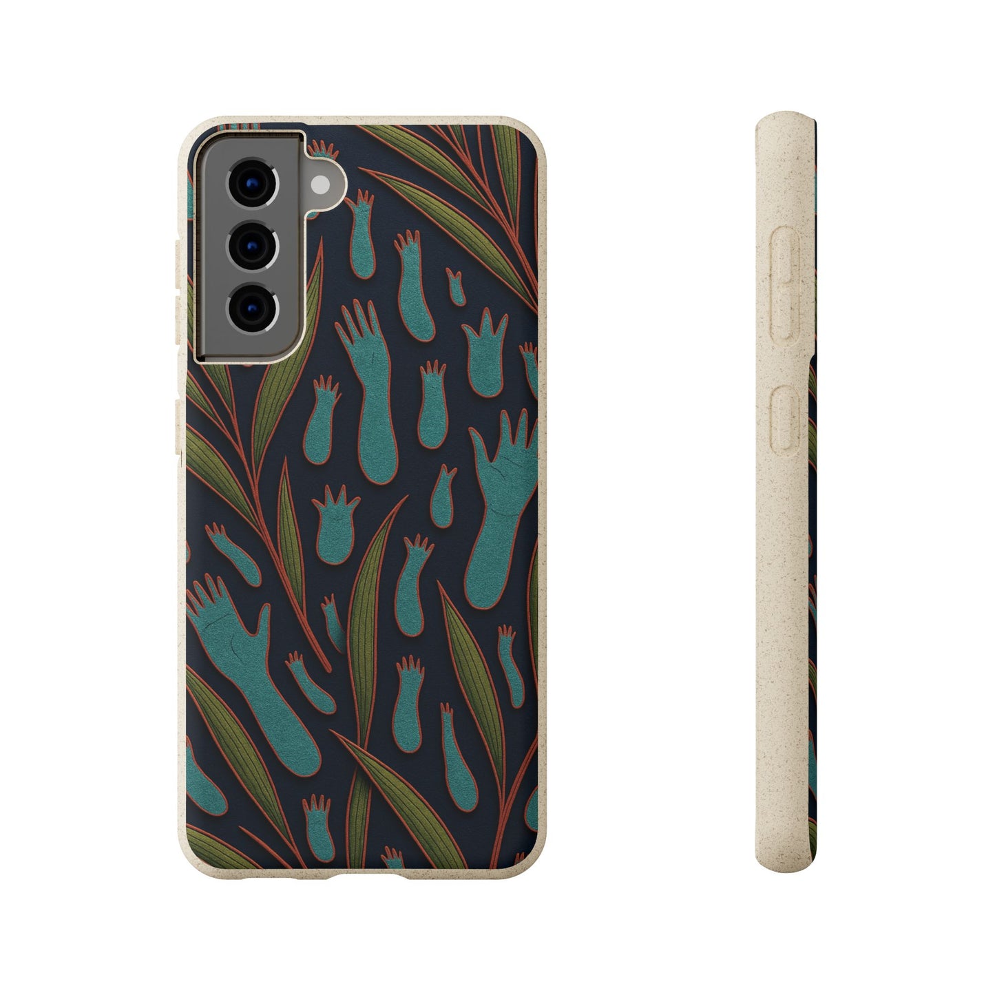 Handprints and Foliage - Biodegradable Case