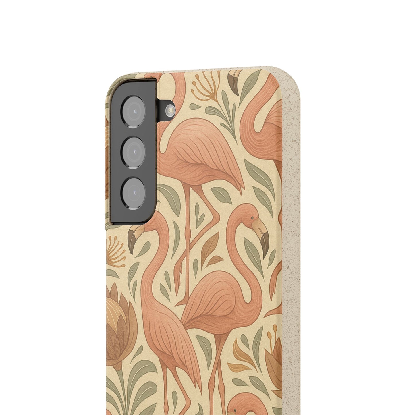 Eco-Natural Flamingo - Biodegradable Case