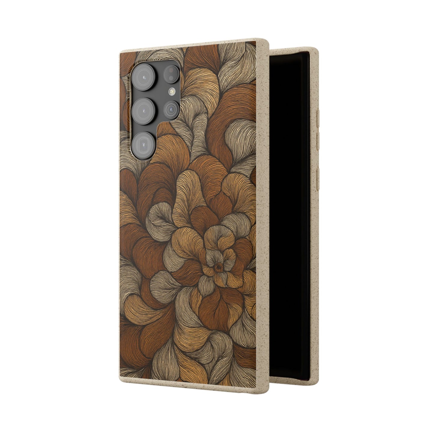 Earthy Mushroom Pedals - Biodegradable Case