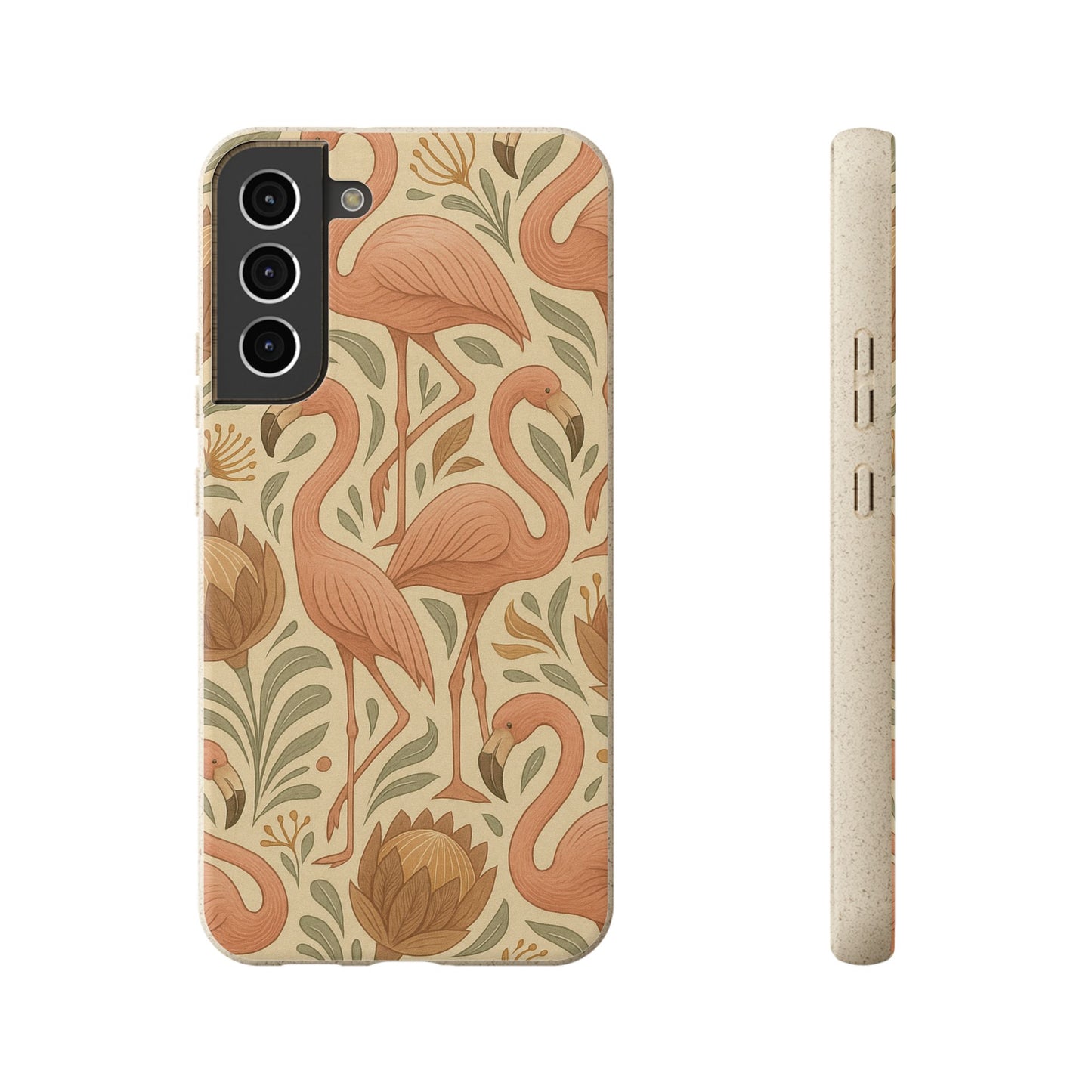 Eco-Natural Flamingo - Biodegradable Case