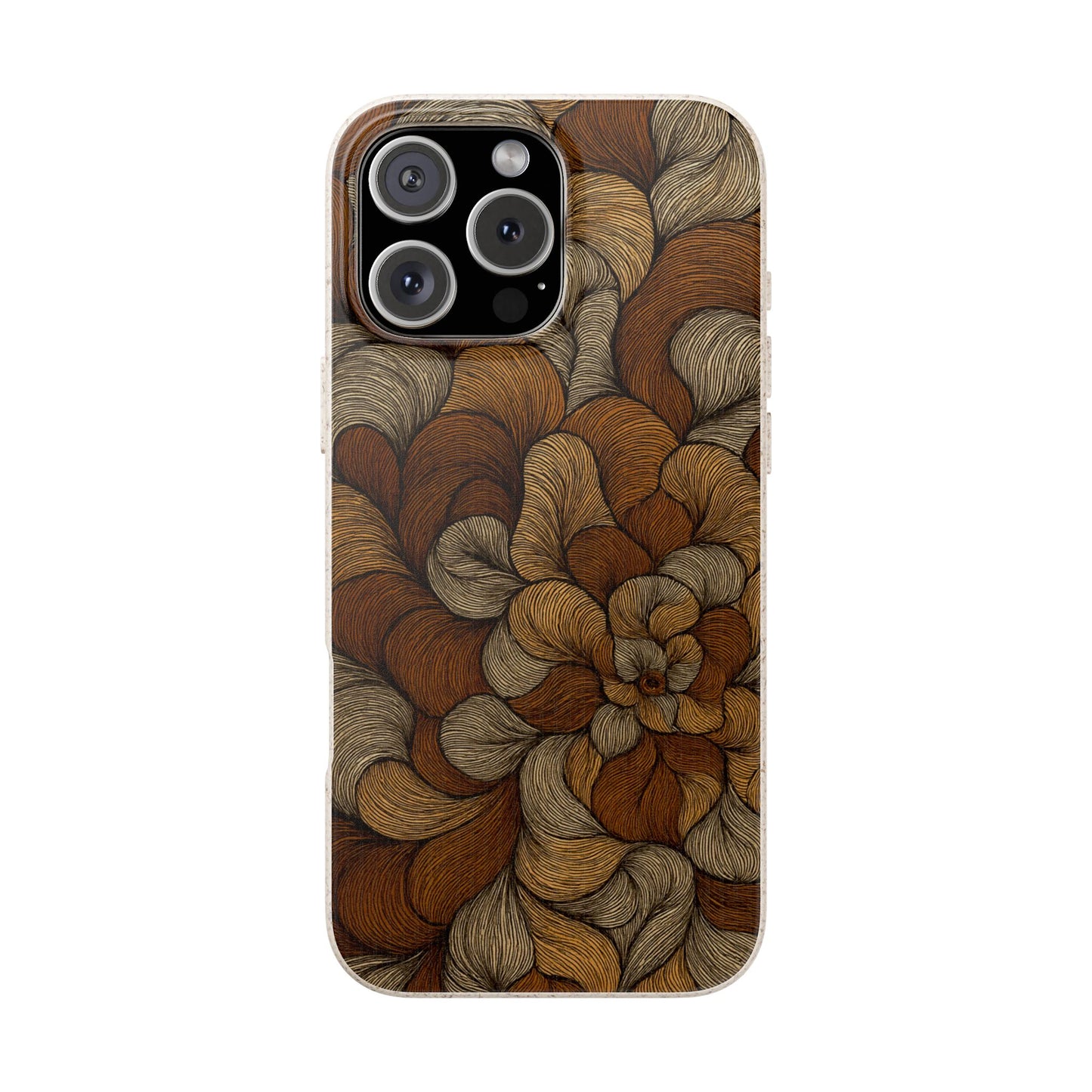 Earthy Mushroom Pedals - Biodegradable Case
