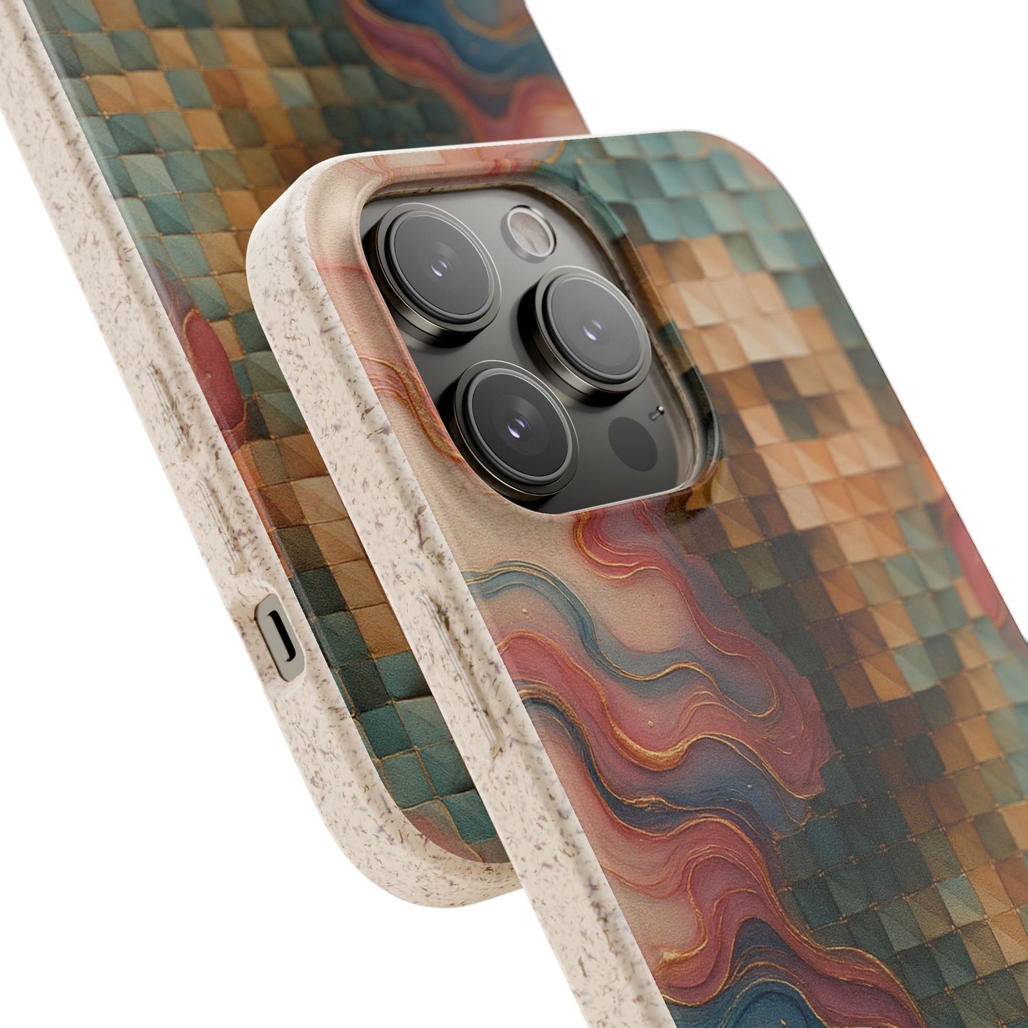 Mosaic Dreams & Liquid Flow - Biodegradable Case