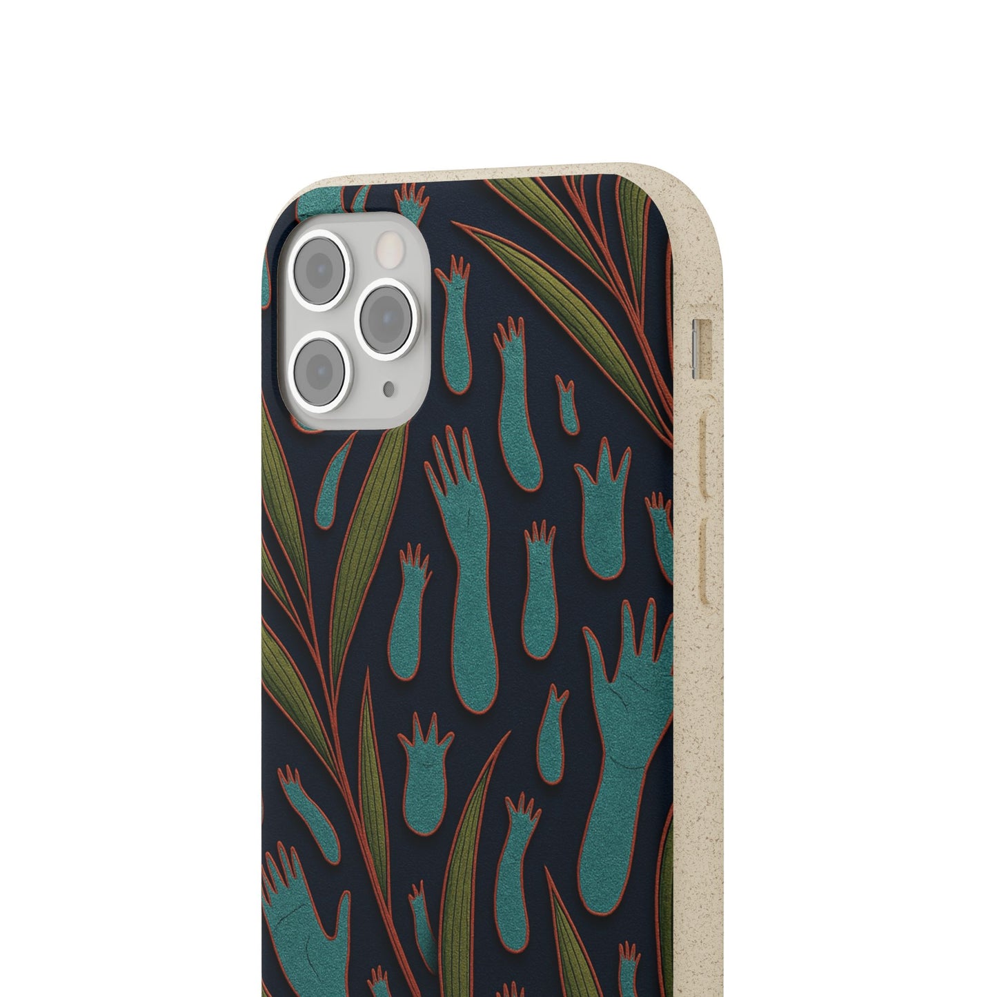Handprints and Foliage - Biodegradable Case