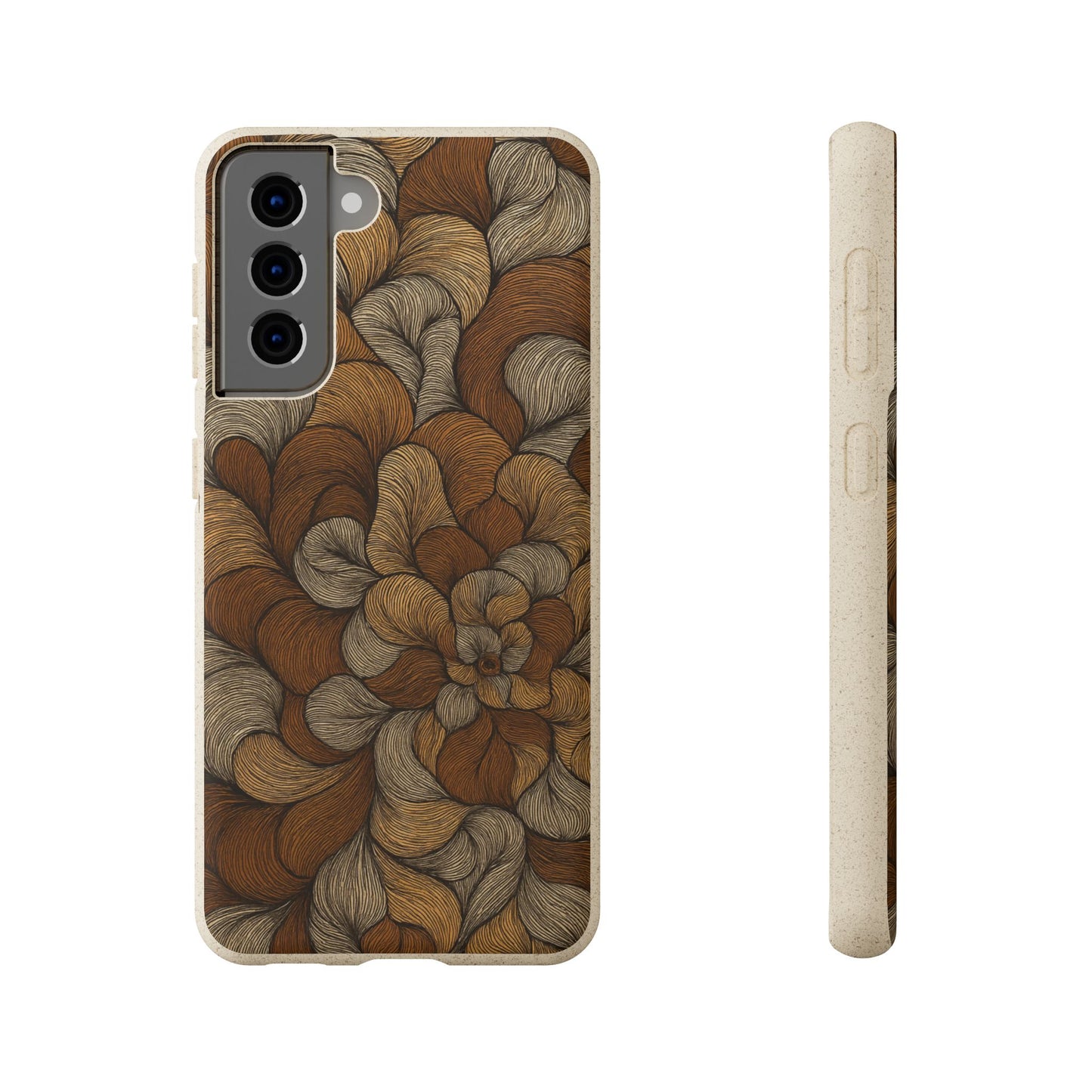 Earthy Mushroom Pedals - Biodegradable Case