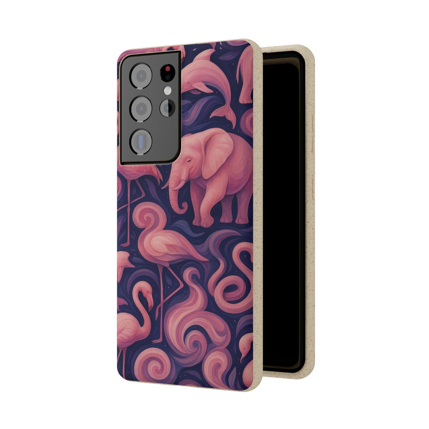 Pink Animalia - Biodegradable Case