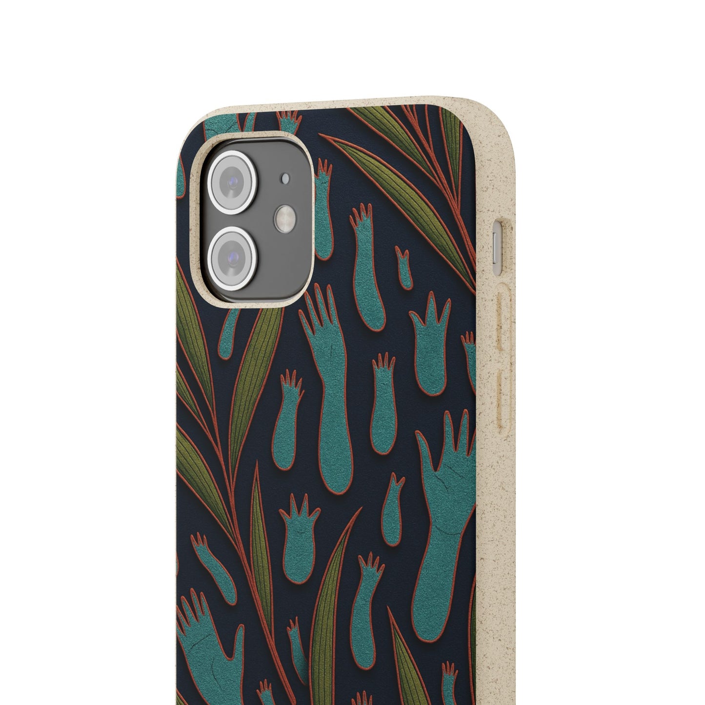 Handprints and Foliage - Biodegradable Case
